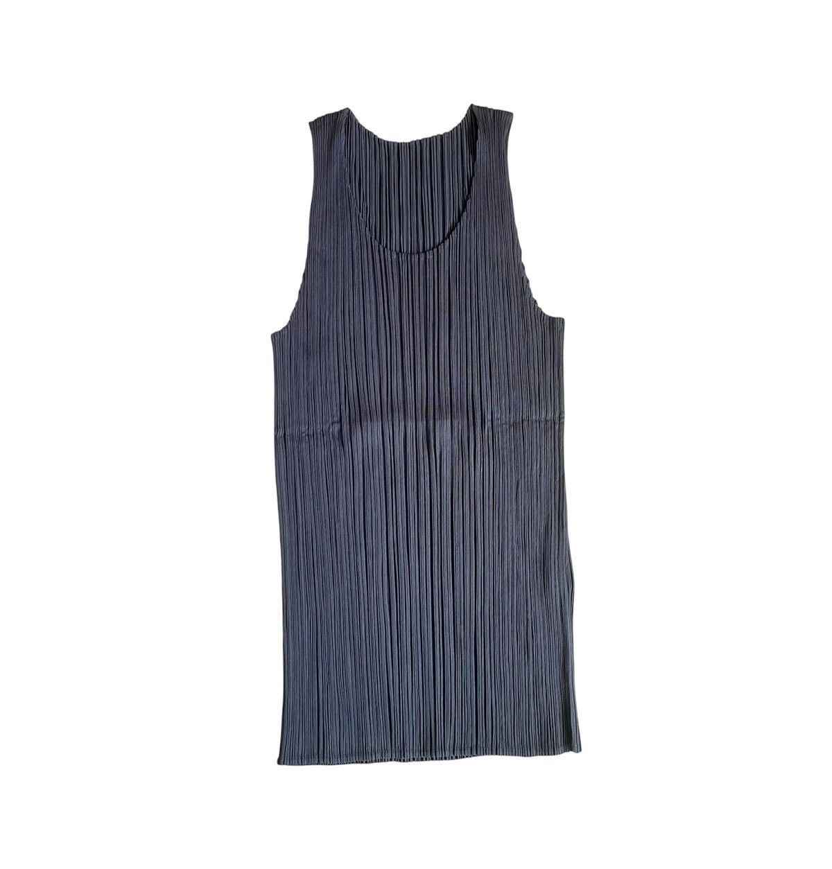 Pleats Please Issey Miyake Vintage issey miyake pleats please grey tank top Size S / US 4 / IT 40 - 1 Thumbnail