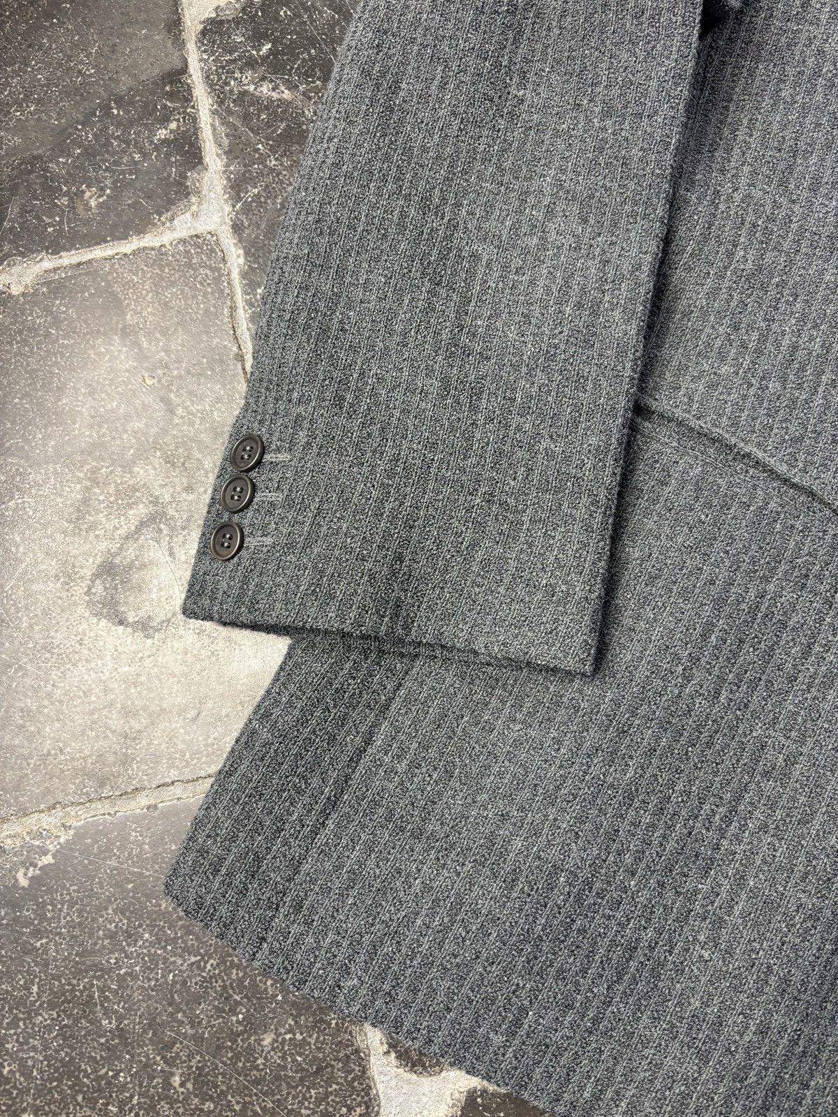 Emporio Armani 1996 Emporio Armani Jacket 90s Vintage Armani Textured Wool Size 50R - 16 Thumbnail