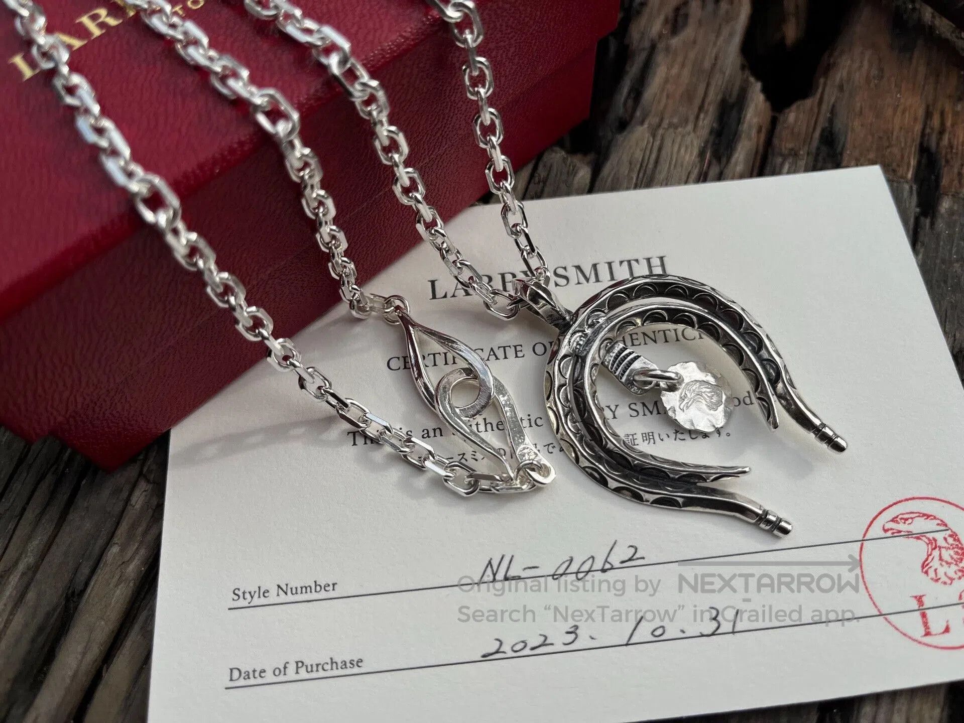 Larry Smith LARRY SMITH Horseshoe Pendant Necklace Set. Size ONE SIZE - 2 Thumbnail