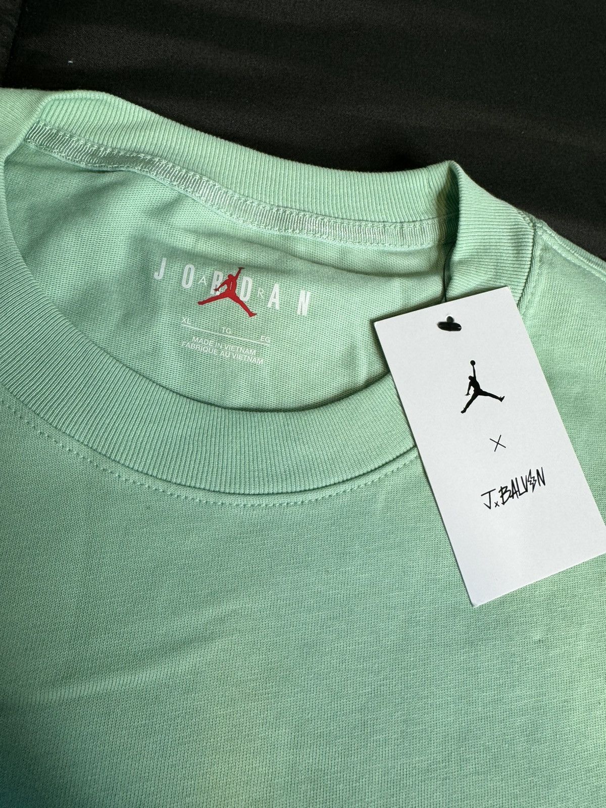 J Balvin × Jordan Brand Air Jordan x J. Balvin T-Shirt “Green” Size US XL / EU 56 / 4 - 3 Thumbnail