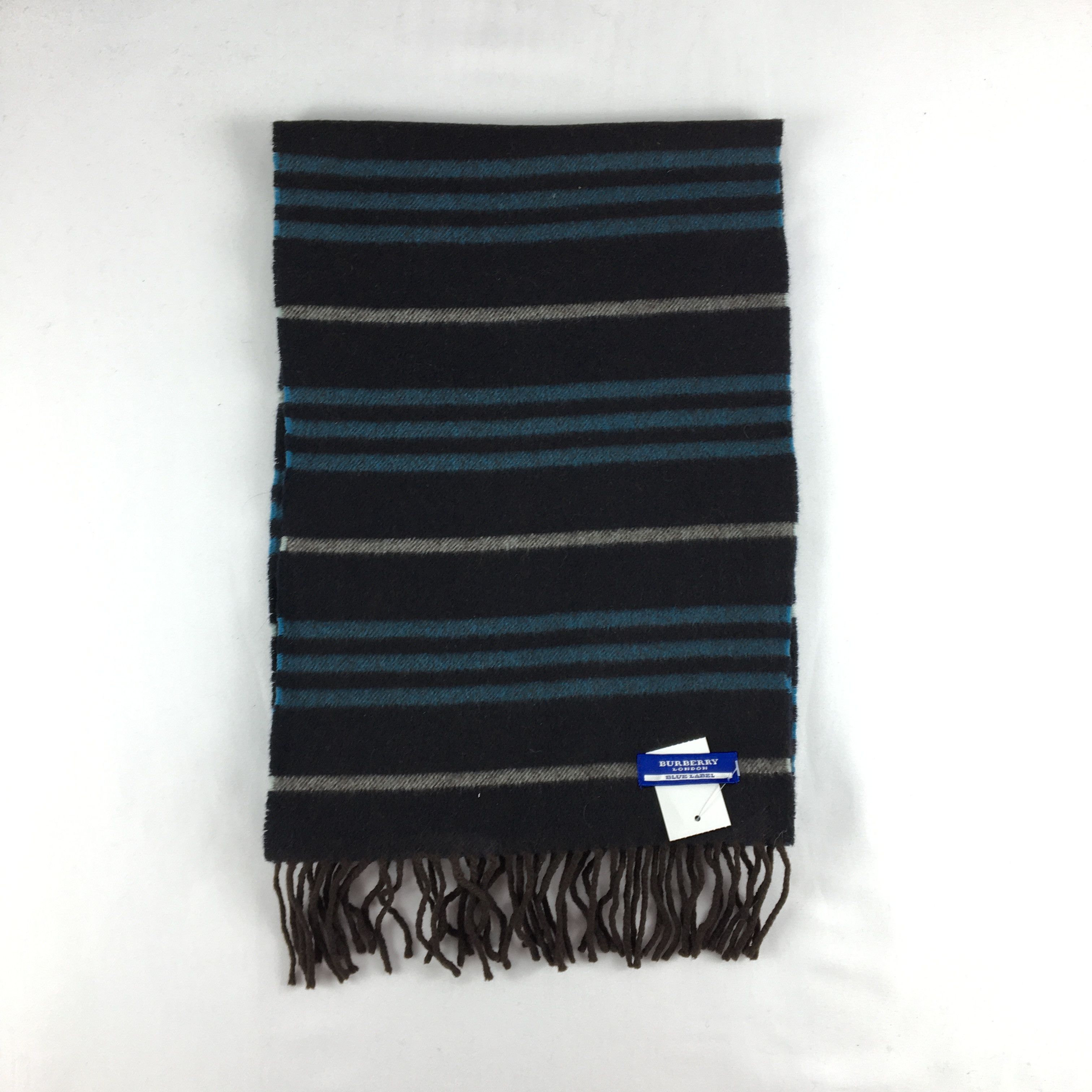 Burberry Vintage Burberry Scarf Muffler Wool Fringe Warmer Scarves Size ONE SIZE - 2 Thumbnail