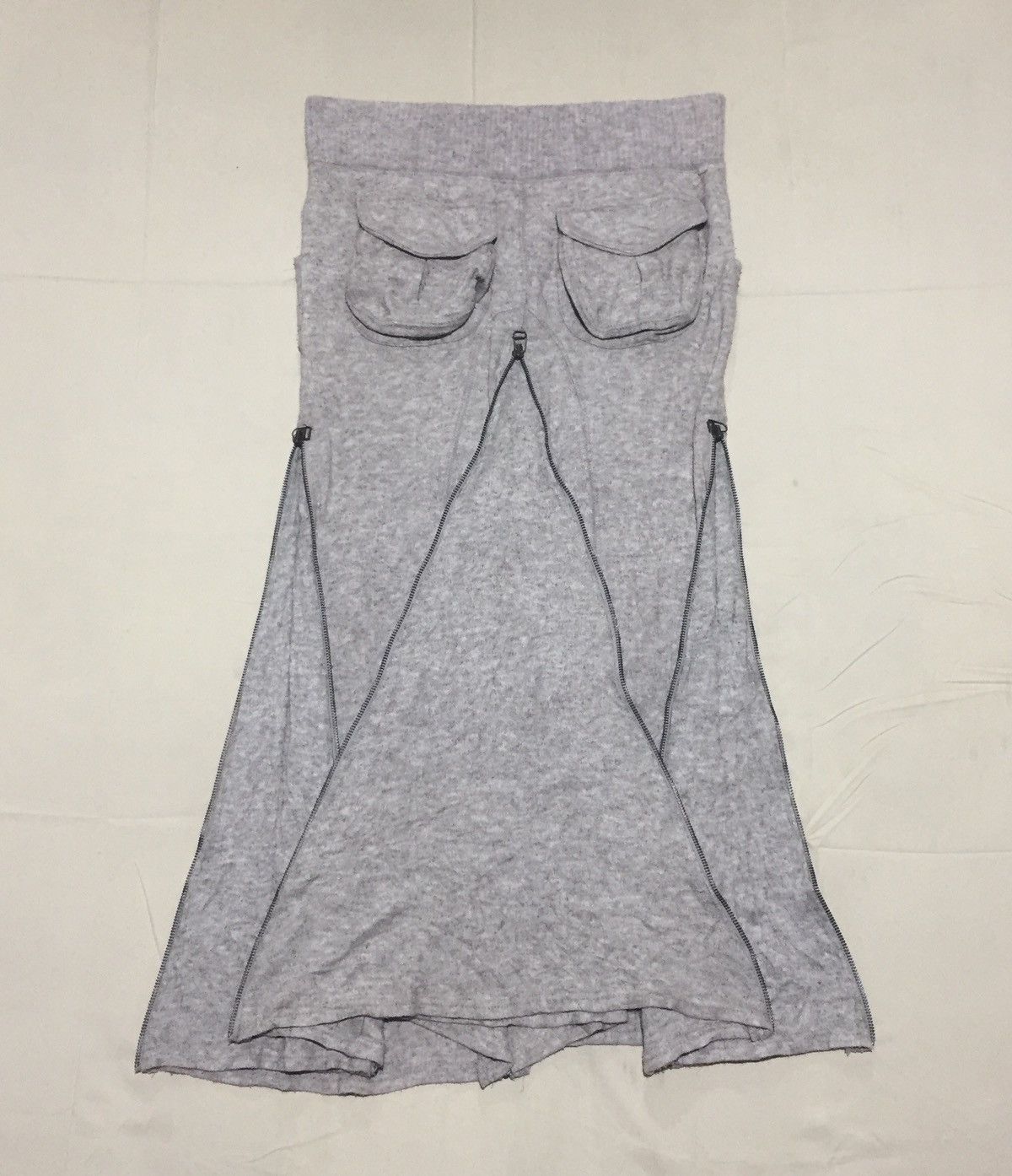 GOA G.O.A Archive Parachute Multi Zipper Sweatskirt Size 31" - 2 Thumbnail