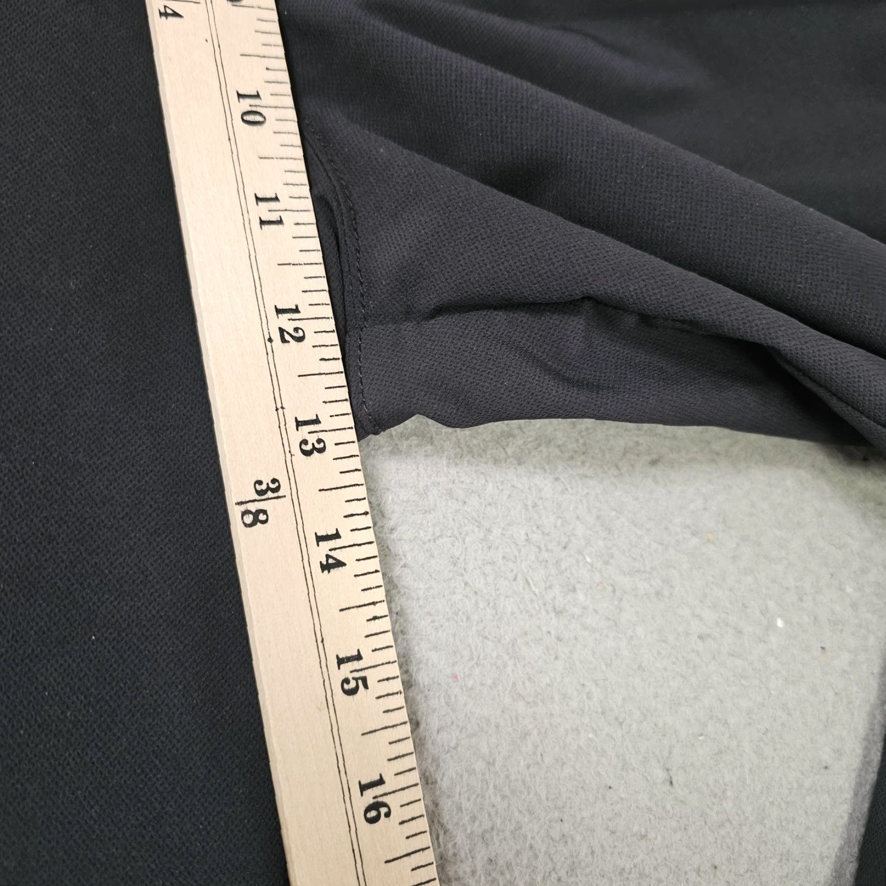 Banana Republic Banana Republic Dress Pants Mens Tailored 36x26 Black Flat Front Straight Fit Size US 36 / EU 52 - 5 Thumbnail