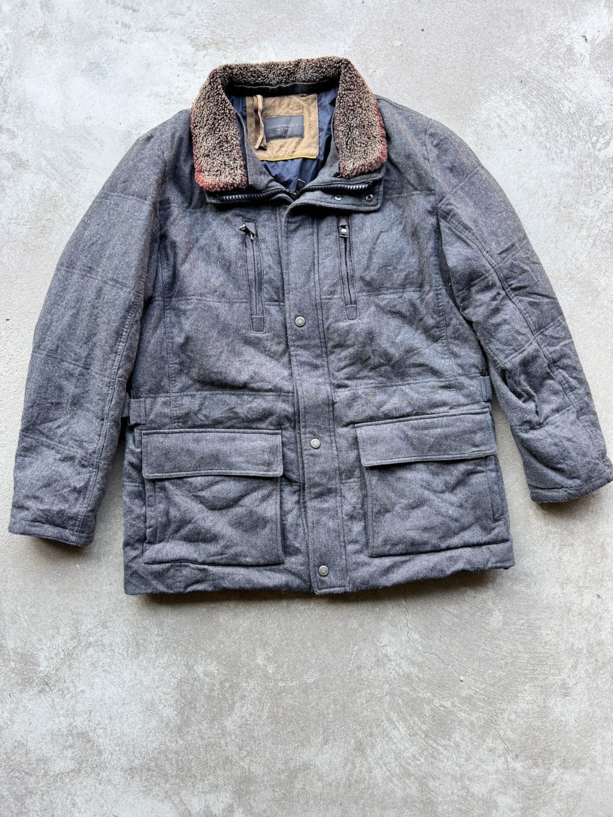 LodenFrey Down Wool Coat