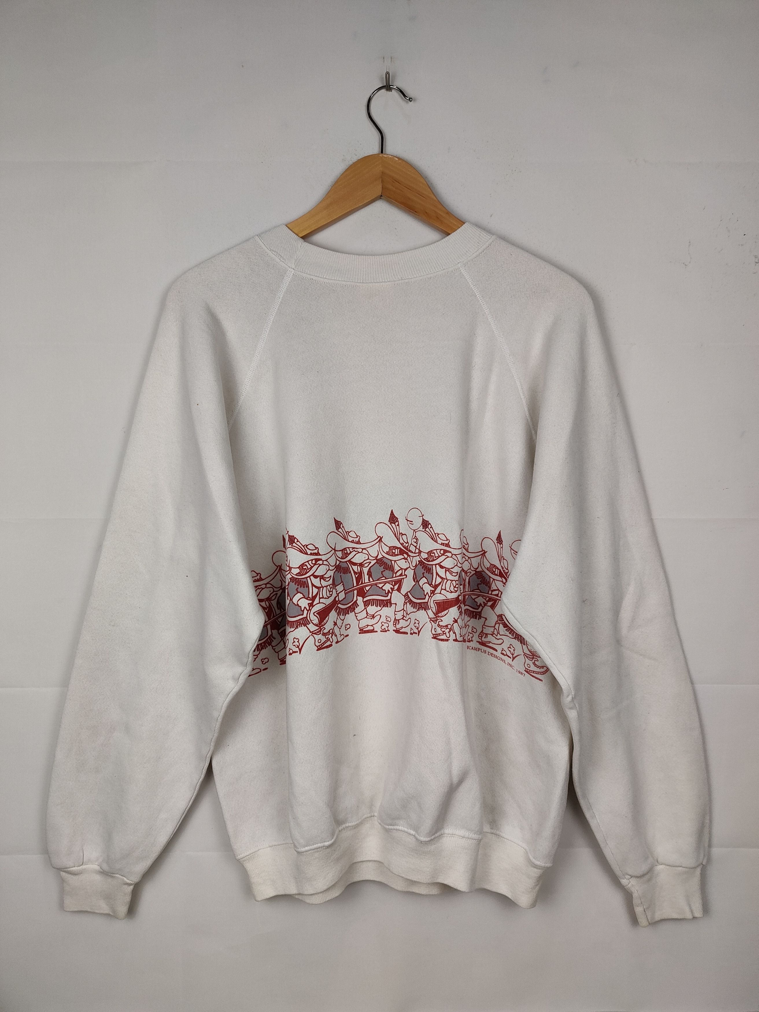 Vintage Vintage 80s Campus Design Sweatshirt Size US XL / EU 56 / 4 - 6 Thumbnail