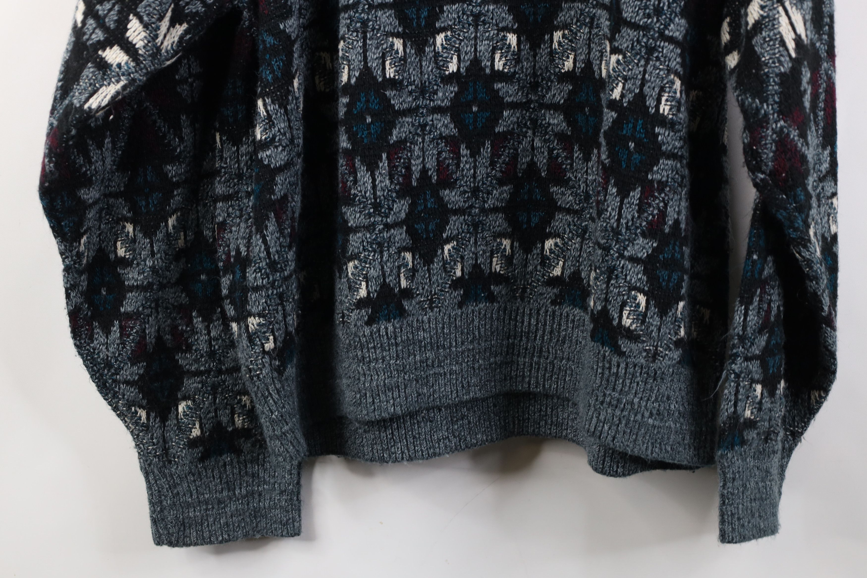 Vintage Vintage 90s Streetwear Knit Crewneck Sweater Acrylic USA Size US L / EU 52-54 / 3 - 10 Thumbnail