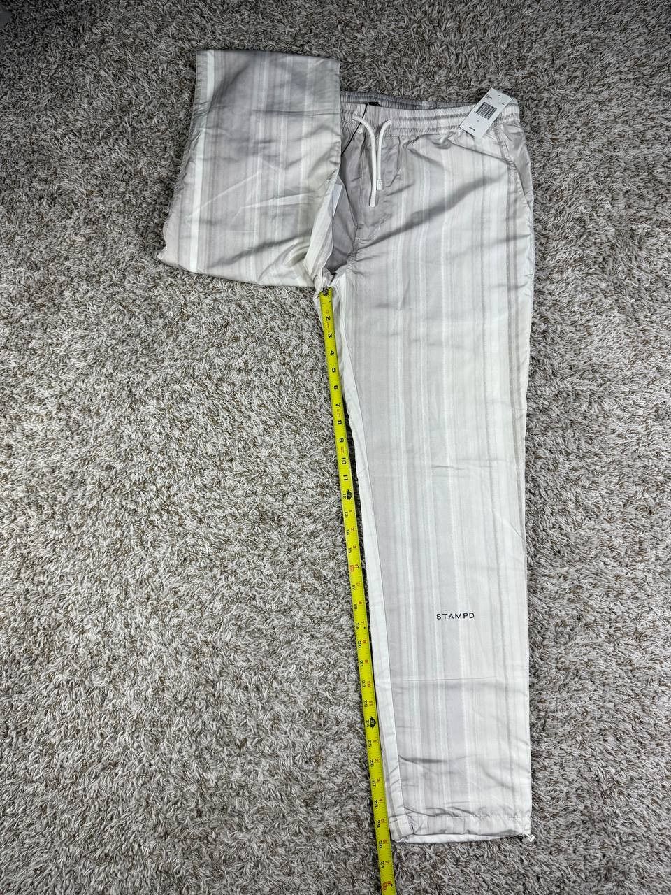 Stampd Stampd Drawstring Polyester Pants In Stripe Size US 34 / EU 50 - 5 Thumbnail