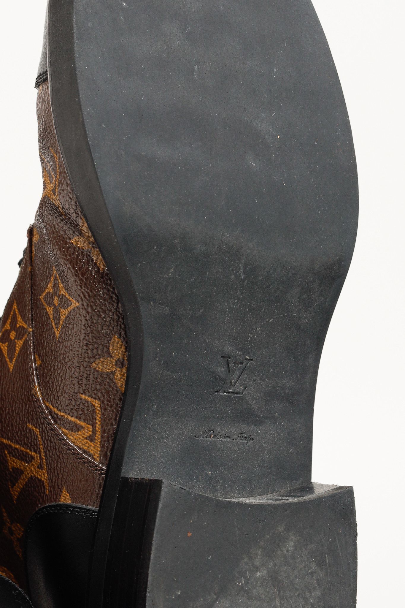 Louis Vuitton Louis Vuitton Wonderland Brown Monogram Leather Ranger Boots Size US 9.5 / IT 39.5 - 5 Thumbnail