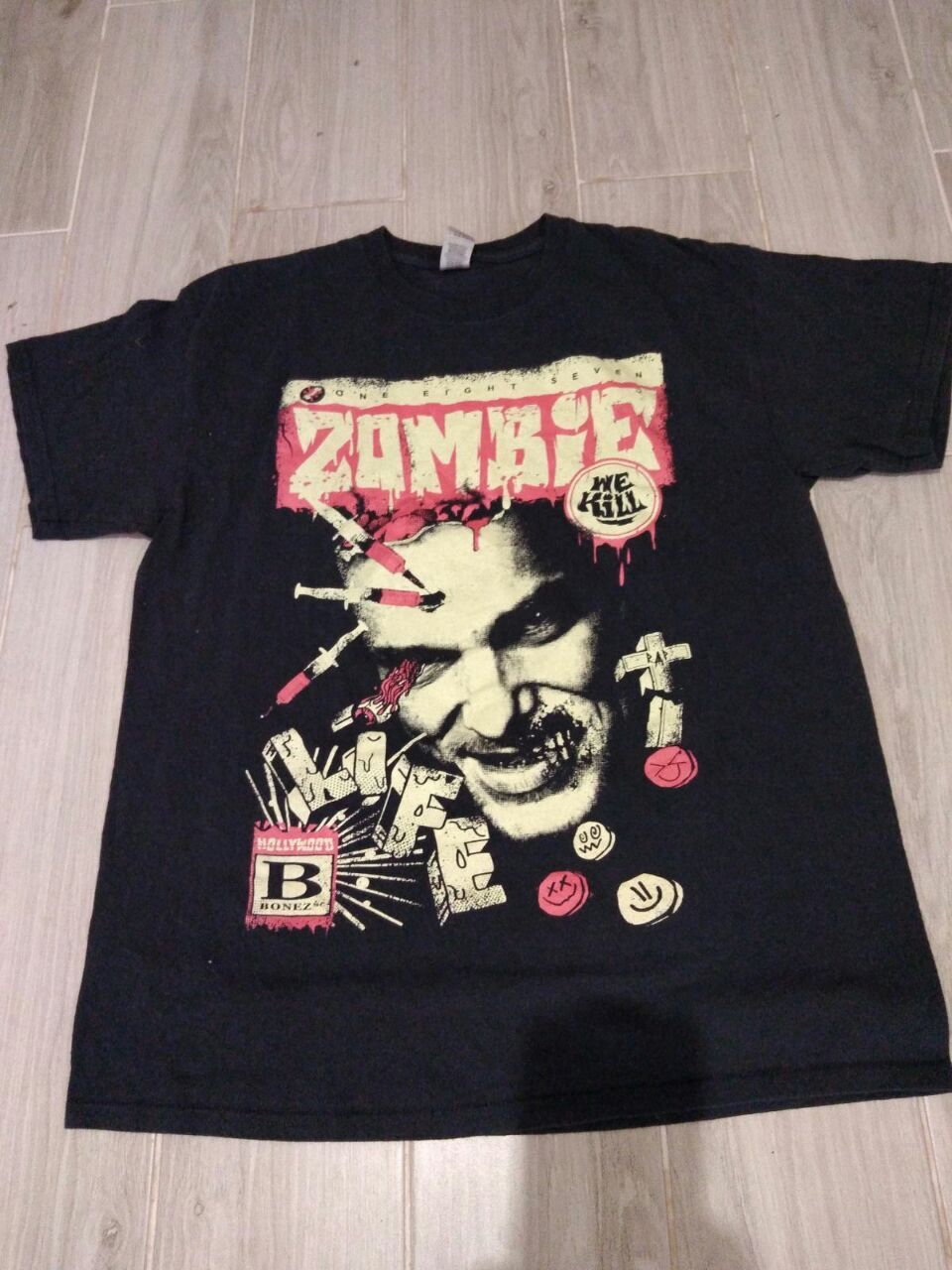 Flatbush Zombies Hollywood Bonez MC 187 Zombie Rap Gildan Size US L / EU 52-54 / 3 - 1 Thumbnail