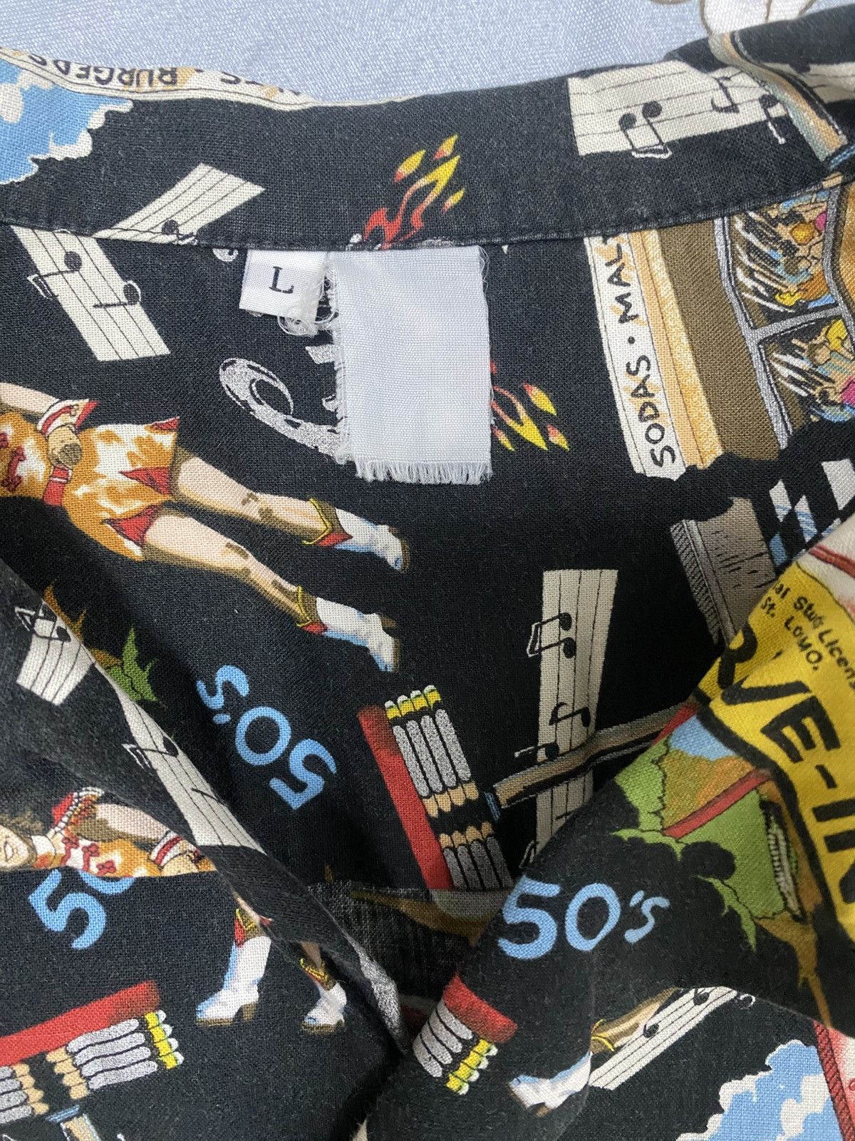 Vintage Shirt America Grafitti Size US L / EU 52-54 / 3 - 4 Thumbnail