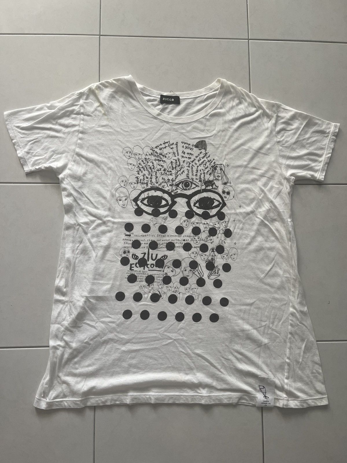 Issey Miyake × Japanese Brand × Zucca VINTAGE ZUCCA LEMONLIFE TEE VERY RARE Size US M / EU 48-50 / 2 - 1 Thumbnail