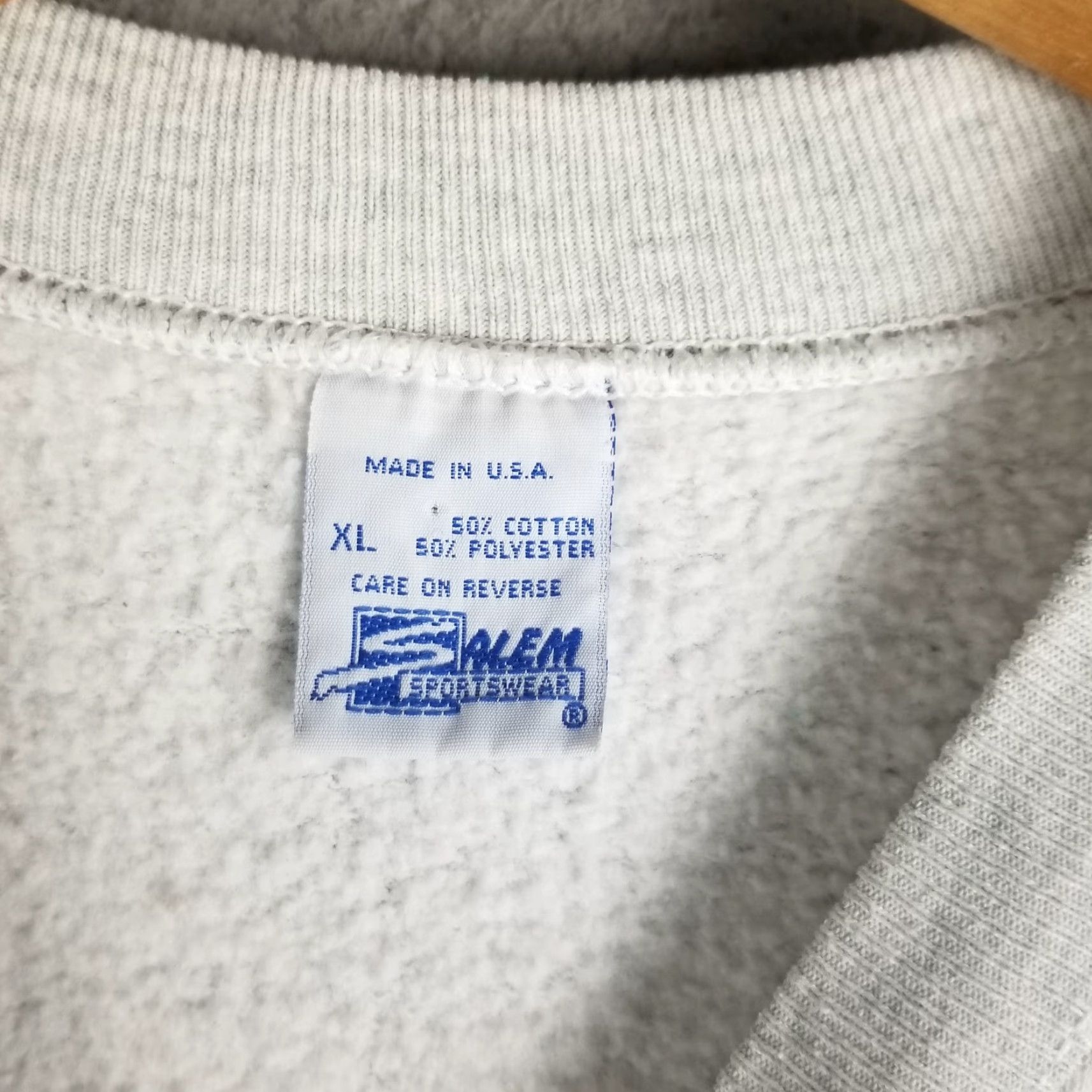 Vintage VINTAGE Salem Sportswear Washington State Cougars Grunge Crewneck Sweatshirt Gray XL Mens Size US XL / EU 56 / 4 - 4 Thumbnail