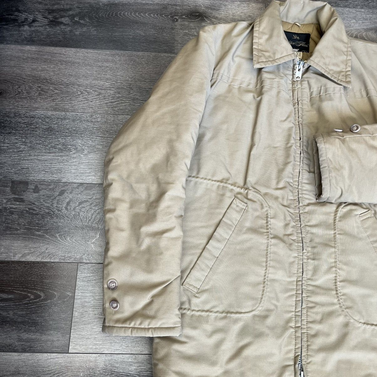 Vintage True Vintage 1960s Golden Fleece Quilted Work Jacket Zip Up Size US L / EU 52-54 / 3 - 3 Thumbnail