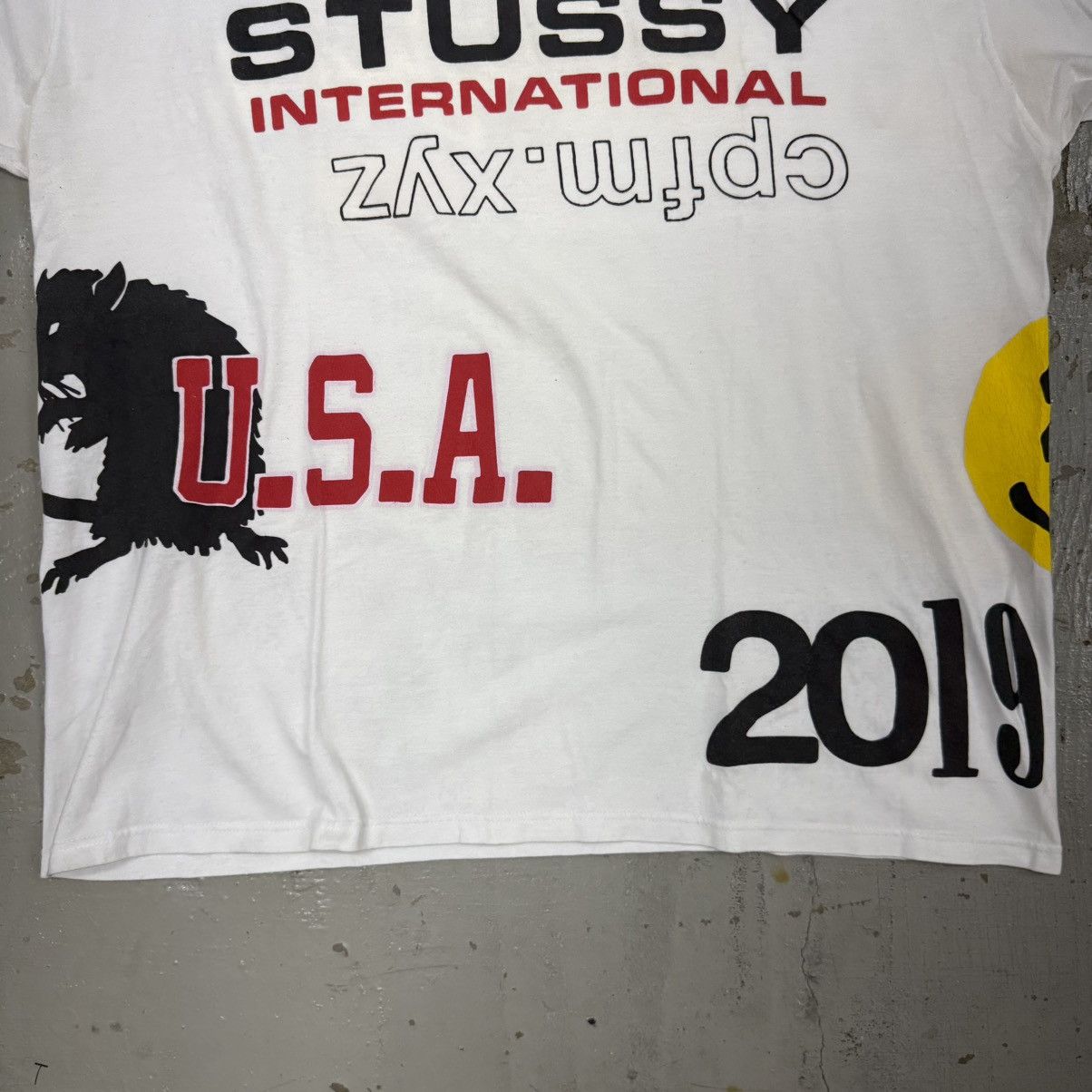Cactus Plant Flea Market × Stussy SS19 Stussy x CPFM Independence Day Tee Size US XXL / EU 58 / 5 - 4 Thumbnail