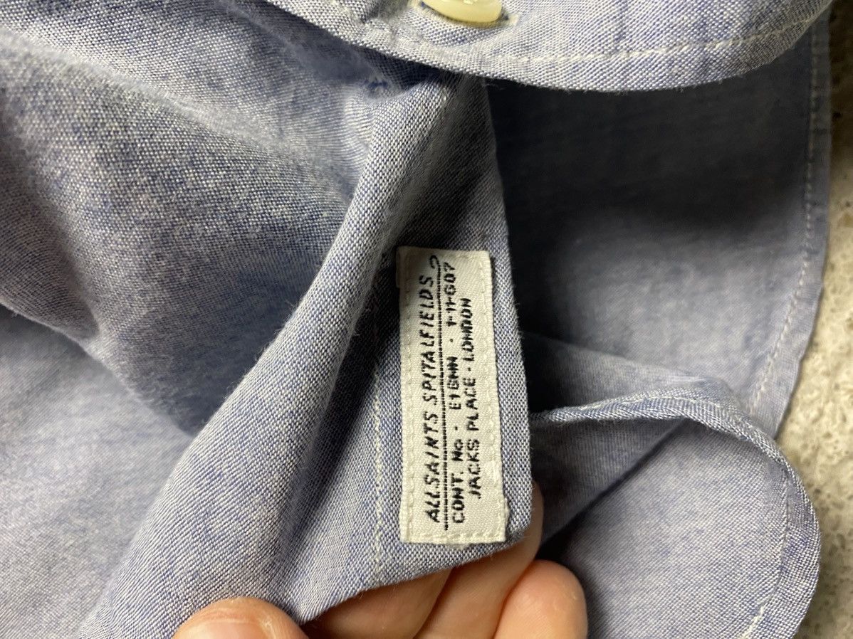 Allsaints × Vintage Allsaints vintage shirt blue navy old money Size US M / EU 48-50 / 2 - 7 Thumbnail