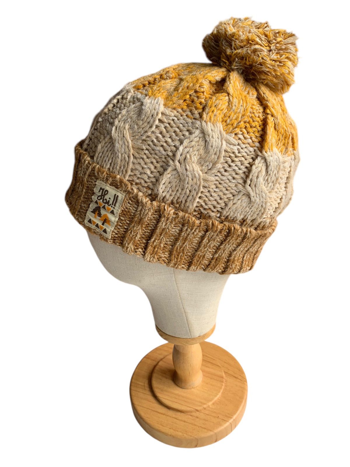 Japanese Brand × Kapital × Vintage Knitted Crochet Winter Session Rare Colour Beanie Hats🧶 Size ONE SIZE - 4 Thumbnail