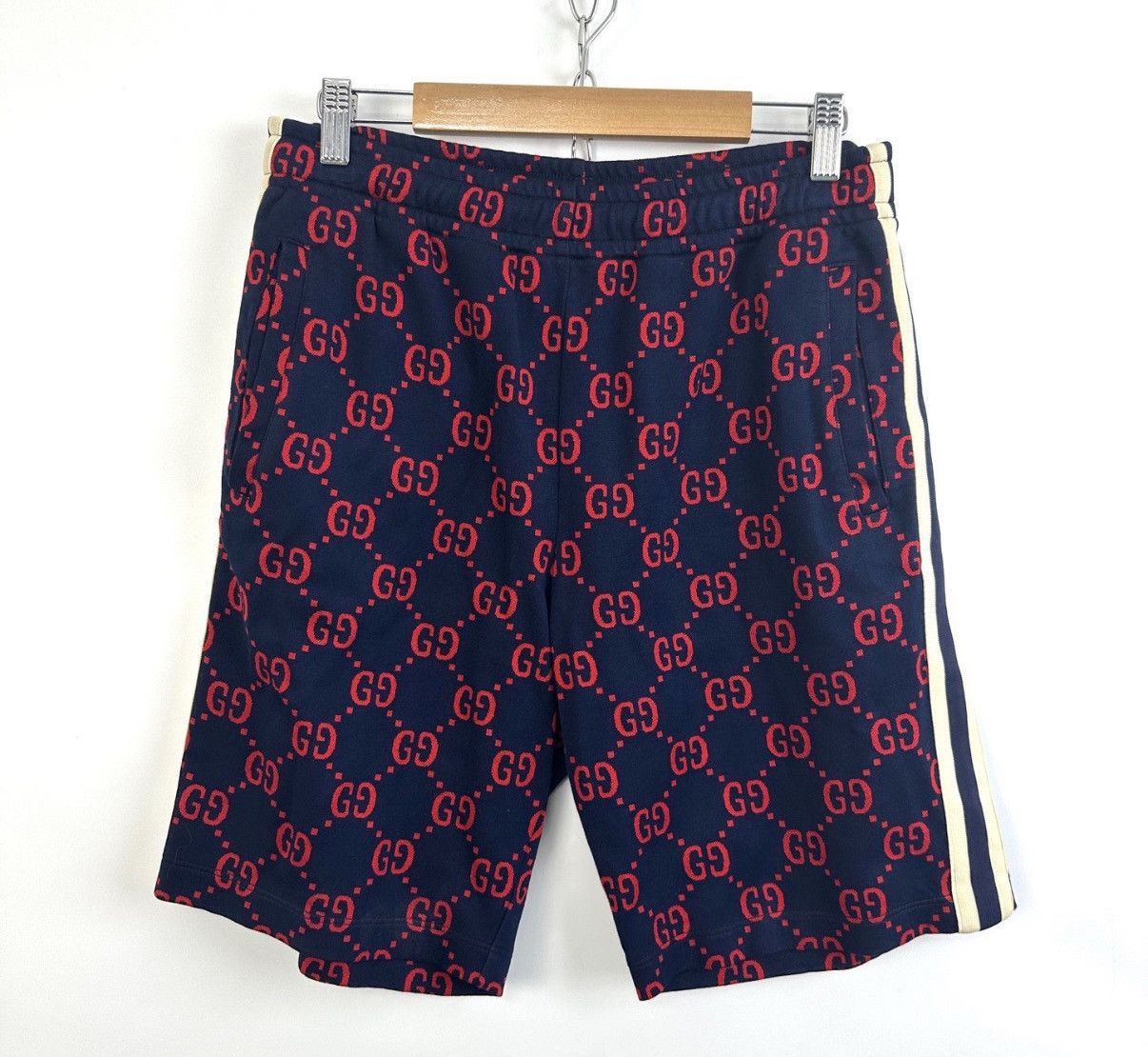 Gucci Gucci All-over Double G Print Sports Shorts K12 Size US 32 / EU 48 - 1 Thumbnail