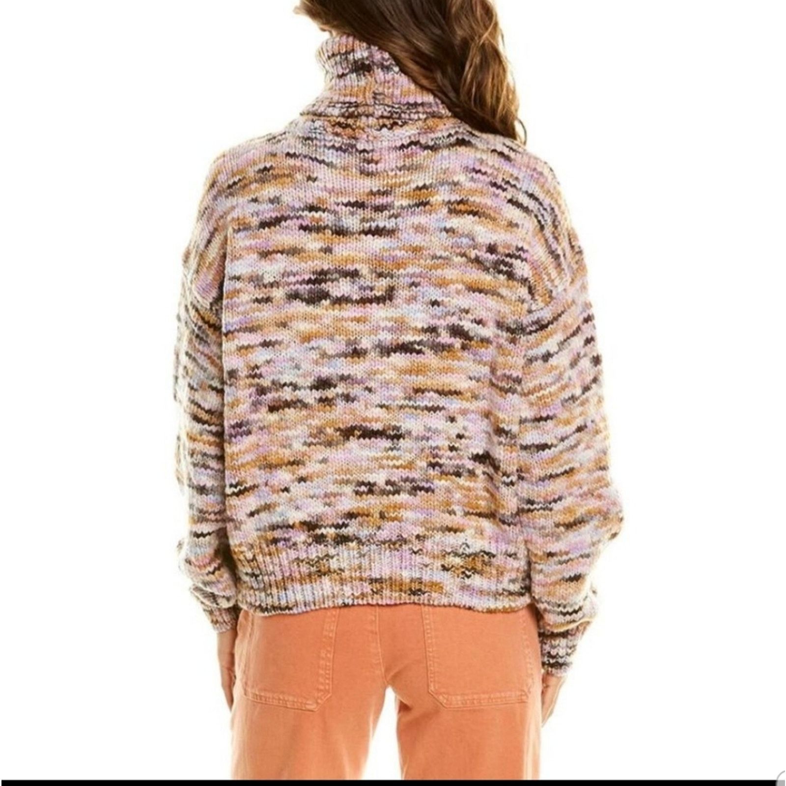 A.L.C. NWT A.L.C Harper Marled Wool Turtleneck Sweater Size M / US 6-8 / IT 42-44 - 2 Thumbnail