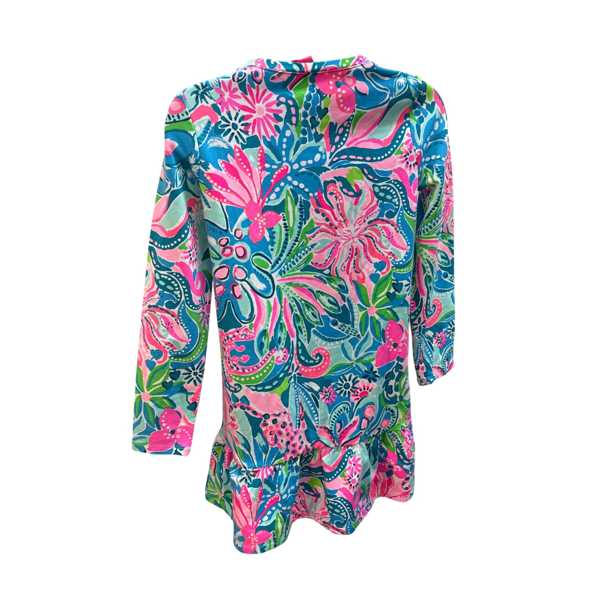 Lilly Pulitzer Lilly Pulitzer girls Vira Floral Dress Size XL - Vibrant & C Size XL / US 12-14 / IT 48-50 - 7 Thumbnail