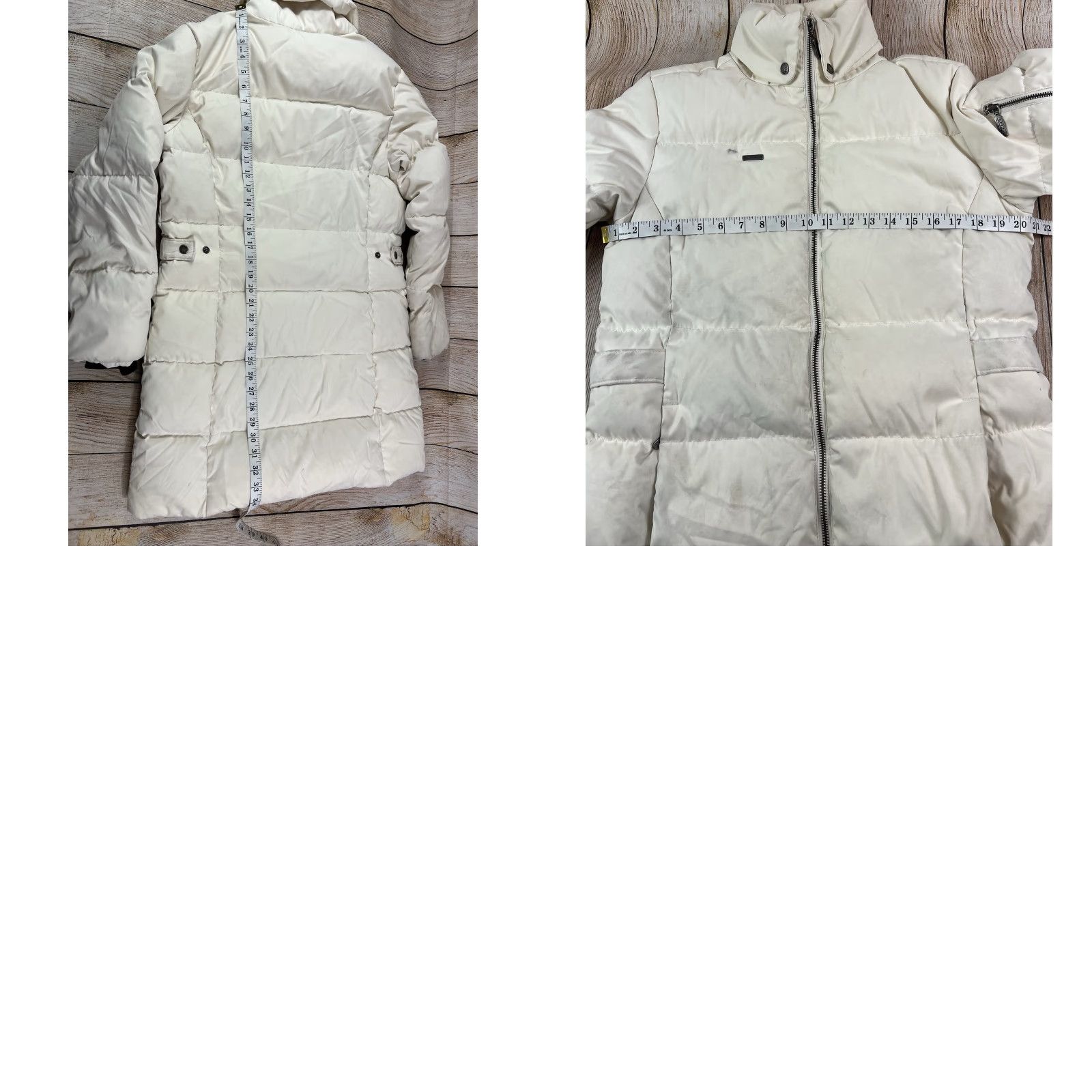 Vintage Columbia XCO Women’s White Down Puffer Jacket Medium Coat Quilted Zip Pocket Regular Size M / US 6-8 / IT 42-44 - 9 Thumbnail