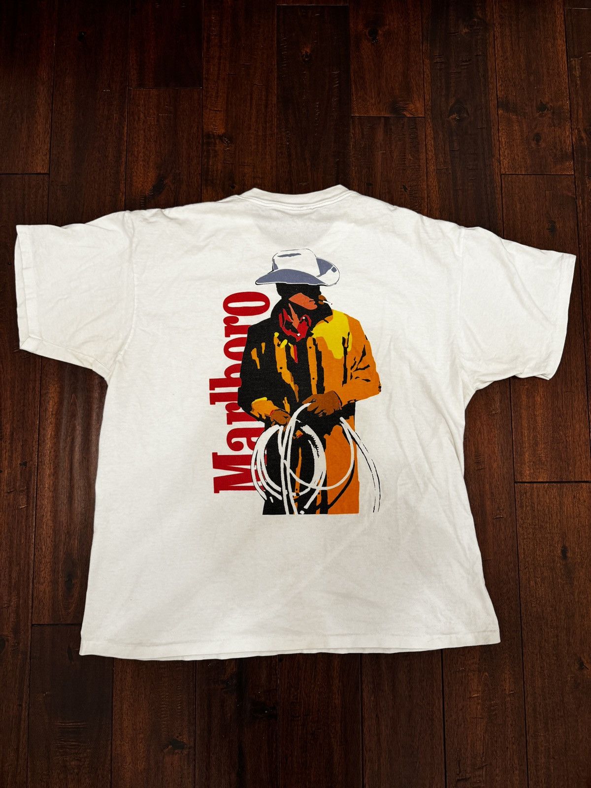 Delta Vintage 90s Marlboro t shirt Size US XL / EU 56 / 4 - 1 Thumbnail