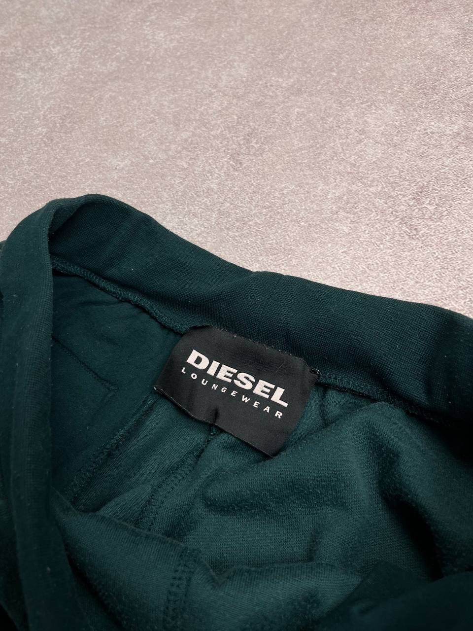 Diesel × Vintage Vintage Diesel Loungewear Green Velour Shorts Y2K M Size US 32 / EU 48 - 5 Thumbnail