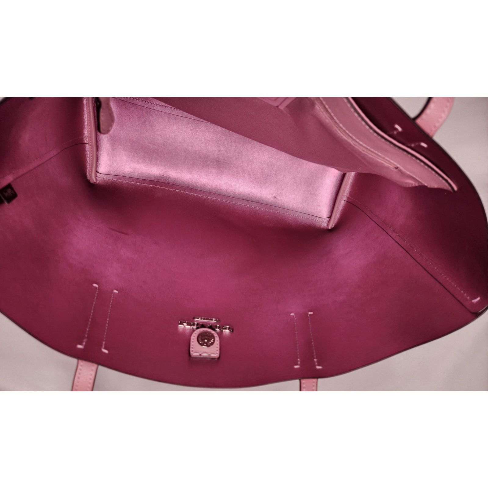 Coach Rare Coach Avenue Metallic Tote Bag Large PERIWINKLE PURPLE Size ONE SIZE - 13 Thumbnail