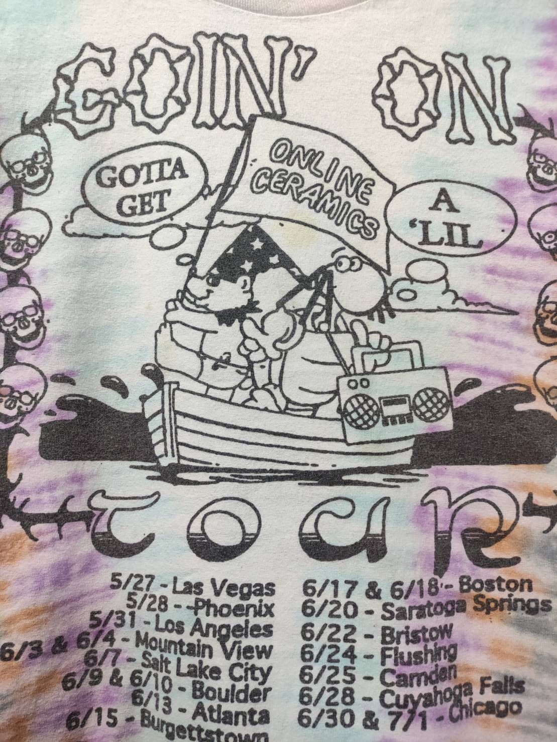 Grateful Dead × Online Ceramics Rare! Online Ceramics Dead & Company Summer Tour John Mayer Size US M / EU 48-50 / 2 - 4 Thumbnail
