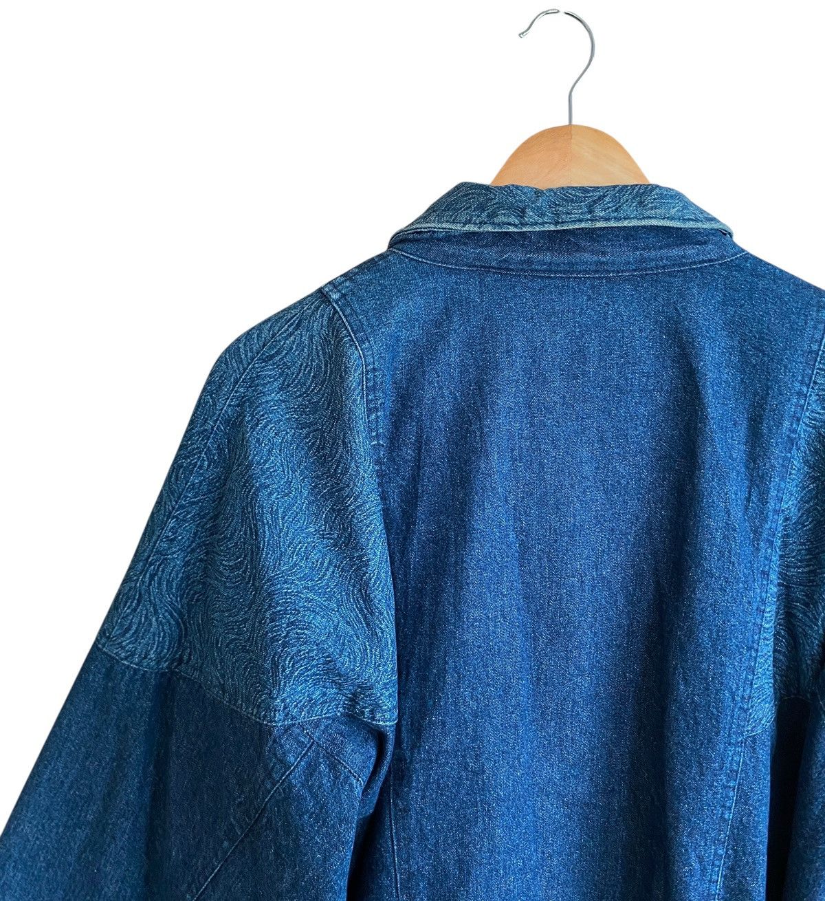 Japanese Brand Very Rare Vintage Brand Ruck Dam Denim Bomber Jacket 1990s Size US L / EU 52-54 / 3 - 5 Thumbnail