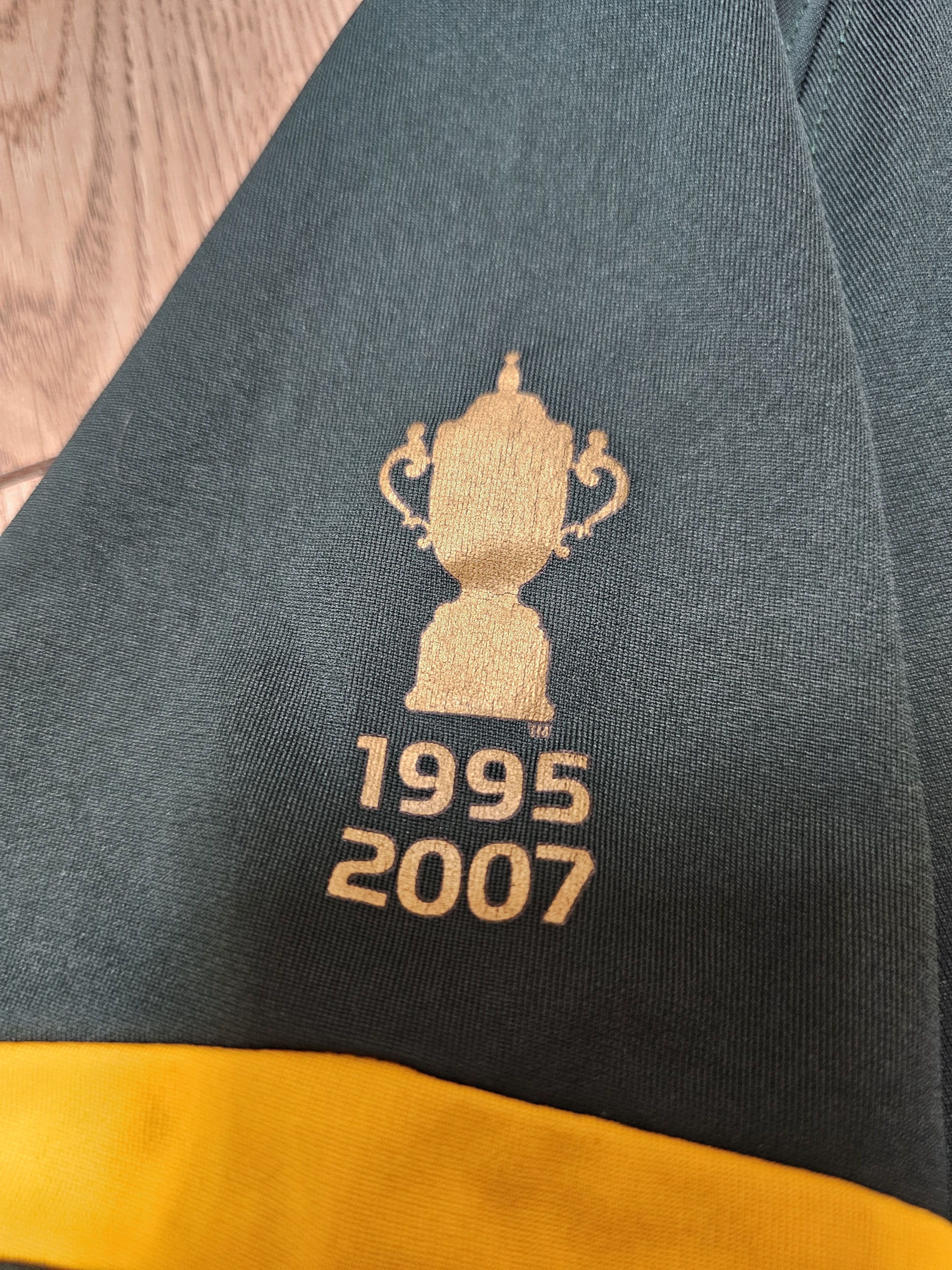 Asics SOUTH AFRICA RUGBY JERSEY 2015 WORLD CUP UNION RUGBY JERSEY Size US XL / EU 56 / 4 - 6 Thumbnail