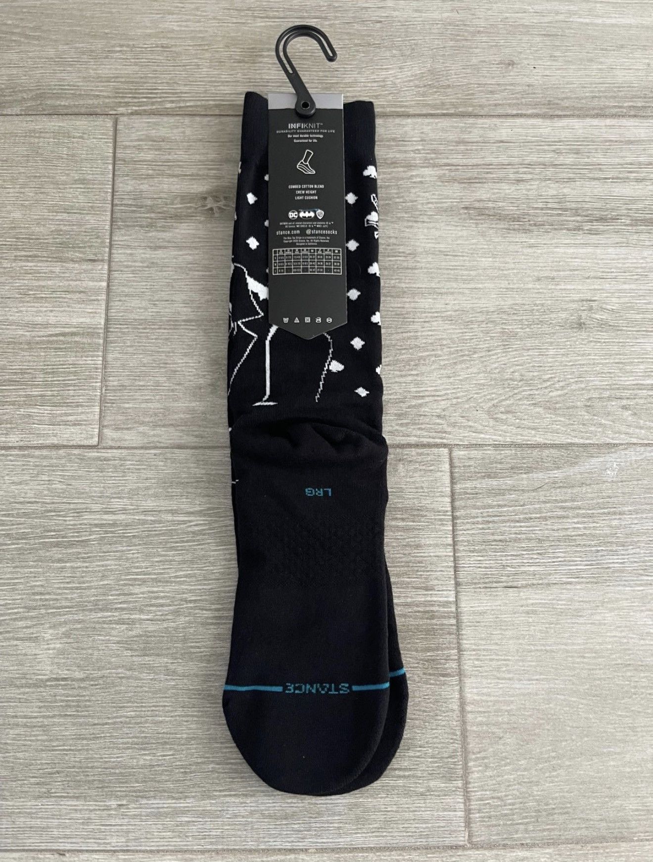 Stance Socks Stance Batman Infiknit Black Crew Socks Box Set Sz Large New Size ONE SIZE - 6 Thumbnail