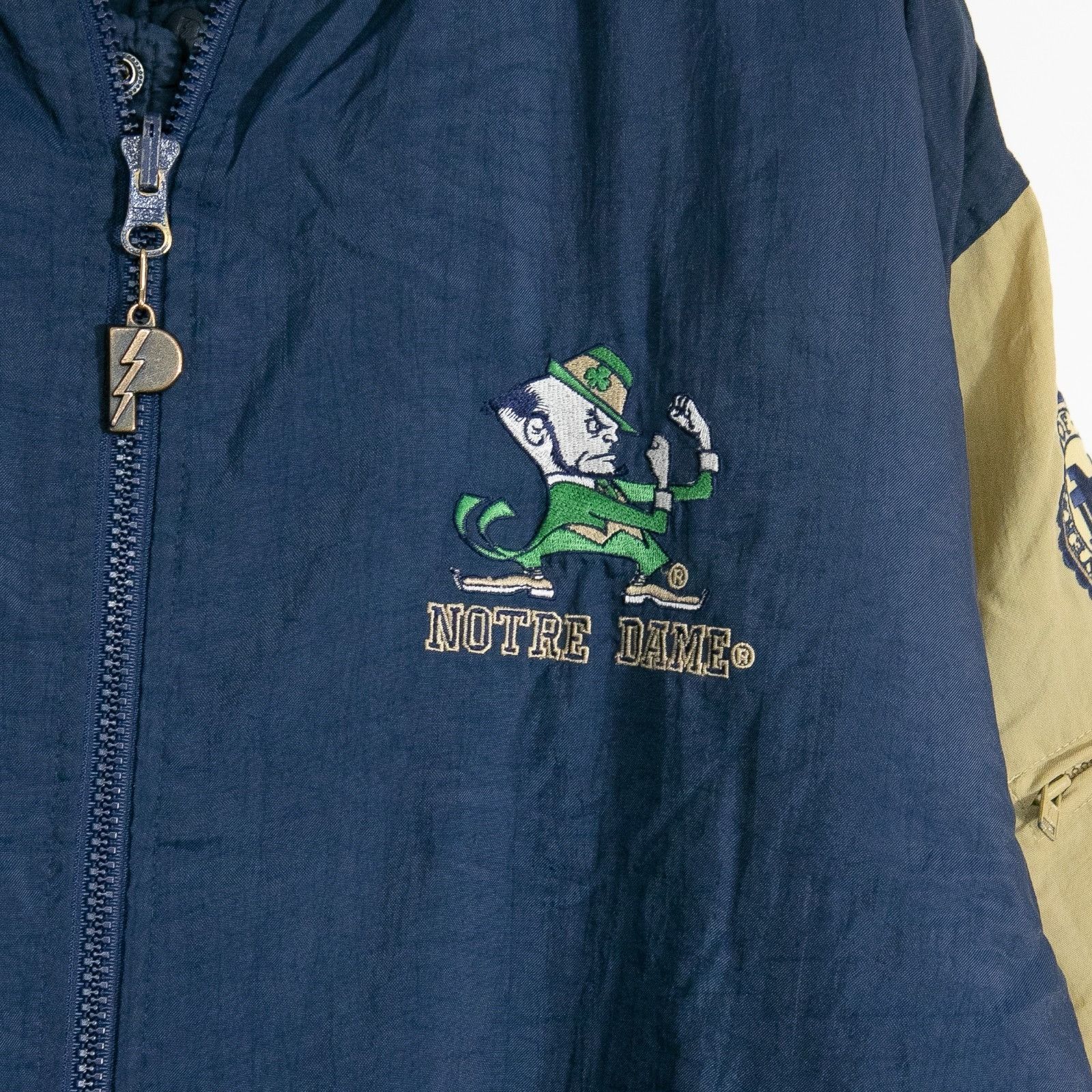 Pro Player Vintage 90s Notre Dame Pro Player Puffer Jacket Mens XL Size US XL / EU 56 / 4 - 5 Thumbnail