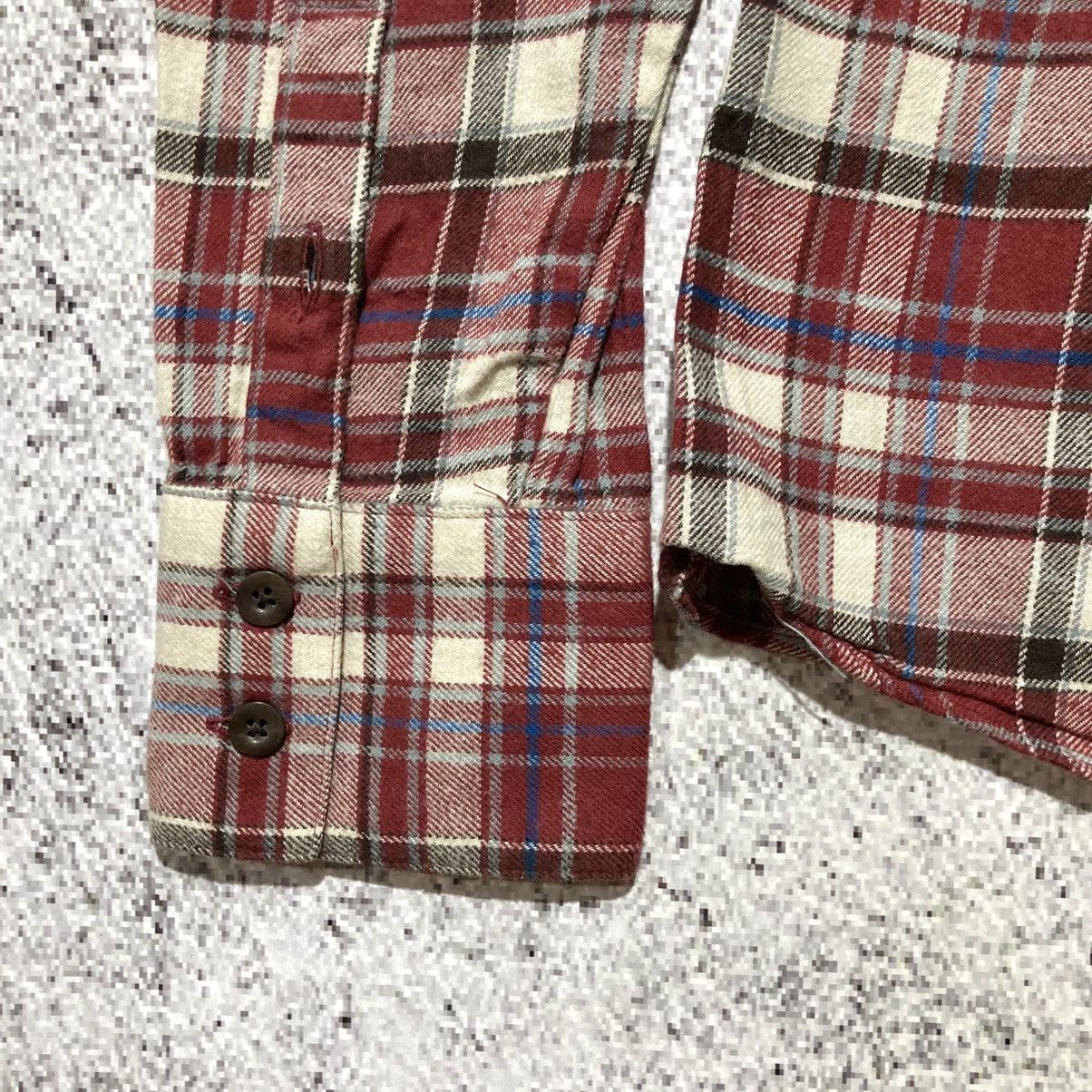 GOSTAR DE FUGA 🇯🇵 2000s Gostar De Fuga Flanel Plaid Shirt Button Up Punk Size US S / EU 44-46 / 1 - 11 Thumbnail