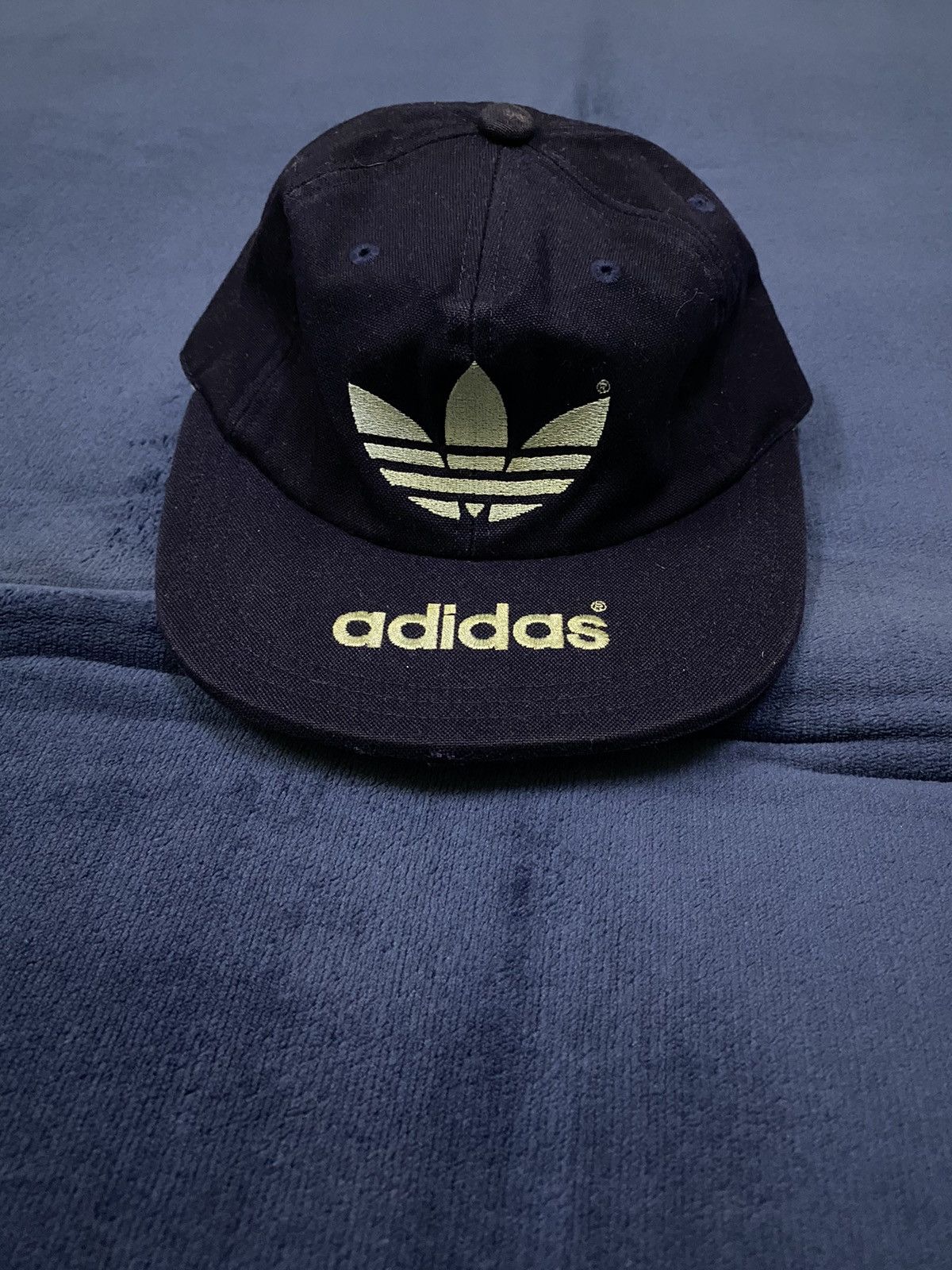 Adidas × Vintage Vintage 80s Adidas Trefoil Cap Size ONE SIZE - 1 Thumbnail