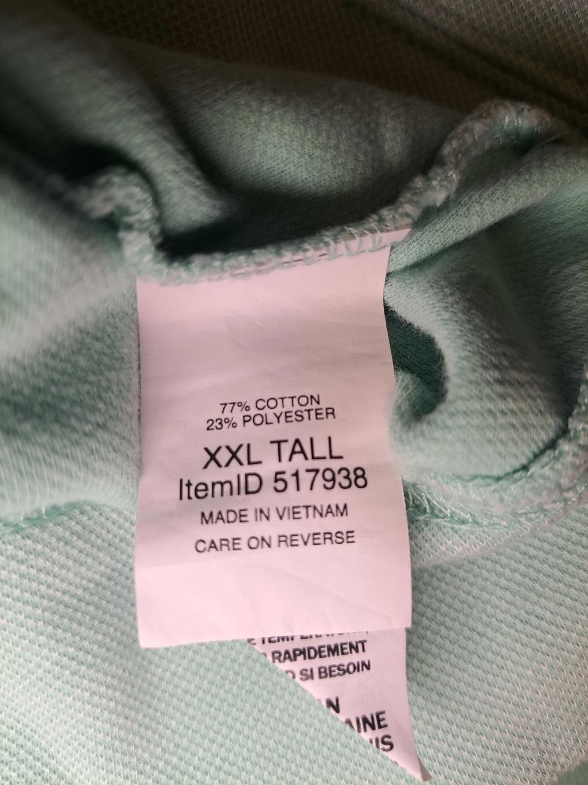 L.L. Bean LL Bean Jacket XXL Big & Tall Light Green Cotton Full Zip Size US XXL / EU 58 / 5 - 4 Thumbnail
