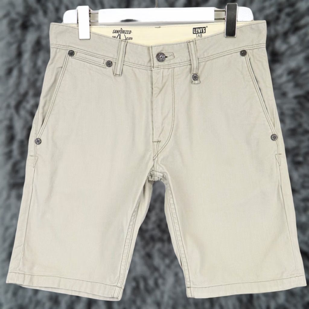 Levi's LEVI'S Shorts Men's W31 Tab Twills Sanforized Sailing Zip Fly Chino Gray Size US 31 - 1 Thumbnail