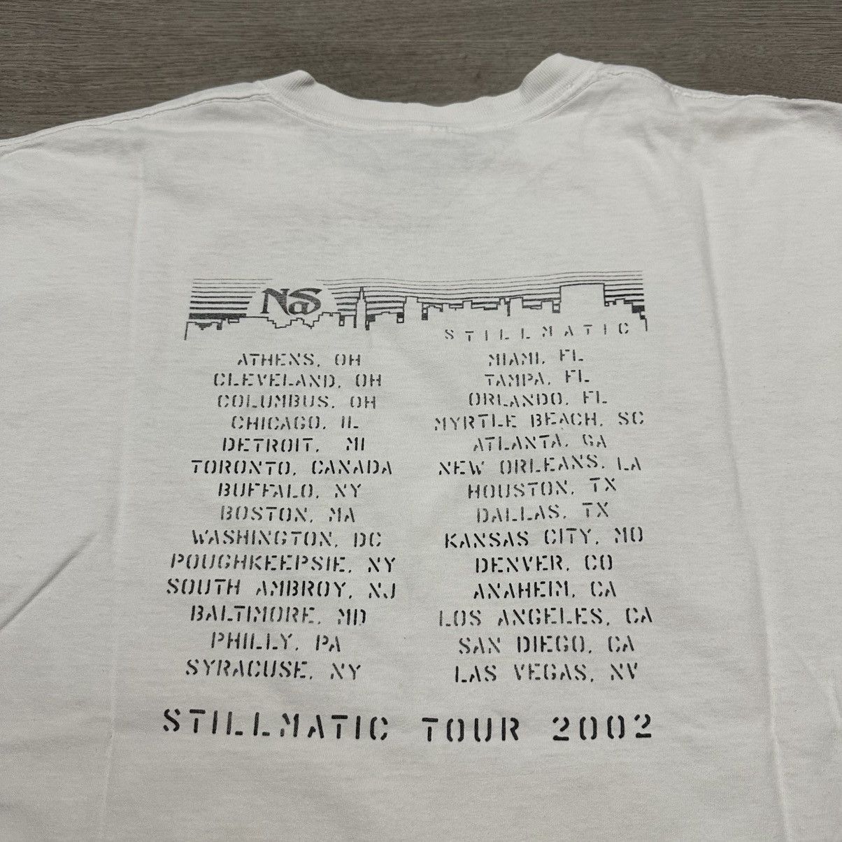 Rap Tees 2002 nas stillmatic tour hip hop rap album promo Size US XL / EU 56 / 4 - 4 Thumbnail