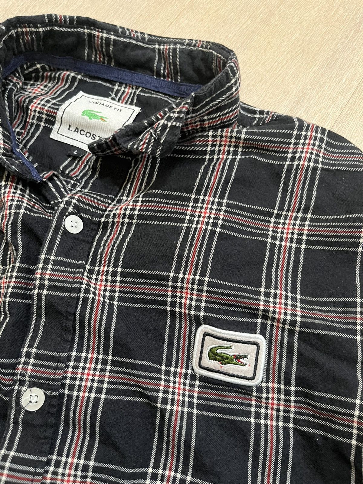 Lacoste Lacoste Dress Shirt Size US L / EU 52-54 / 3 - 1 Thumbnail