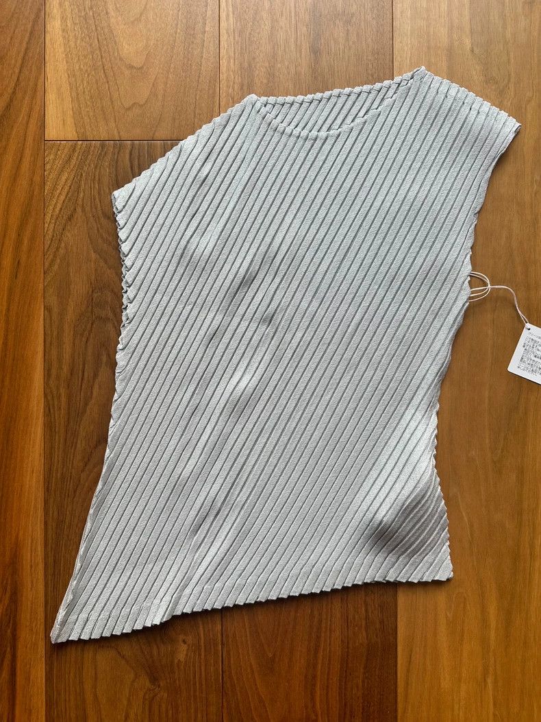 Issey Miyake Issey Miyake size:2 White twill short-sleeved shirt Size M / US 6-8 / IT 42-44 - 2 Thumbnail