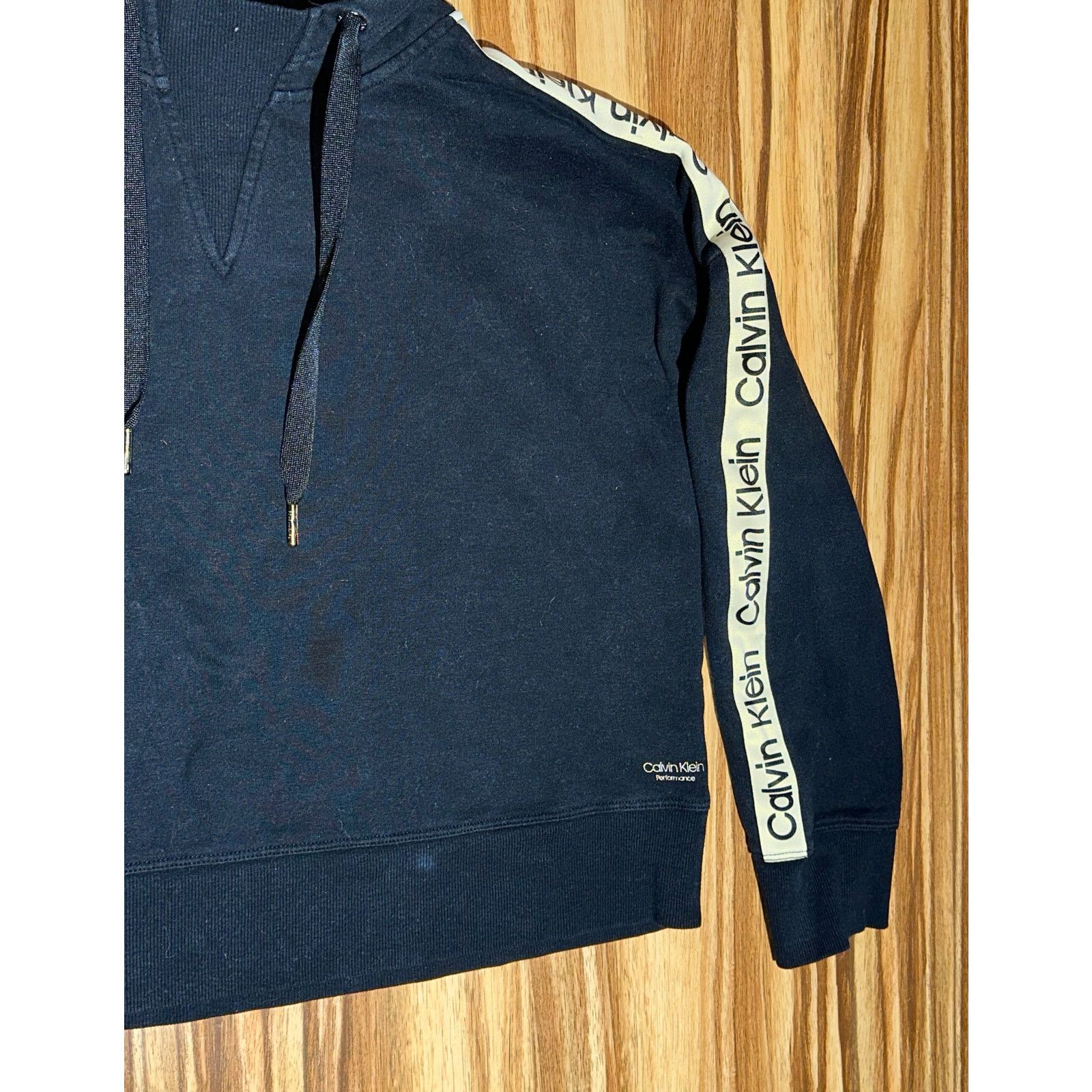 Calvin Klein Calvin Klein Performed Black and White Hoodie Size Medium Size M / US 6-8 / IT 42-44 - 4 Thumbnail
