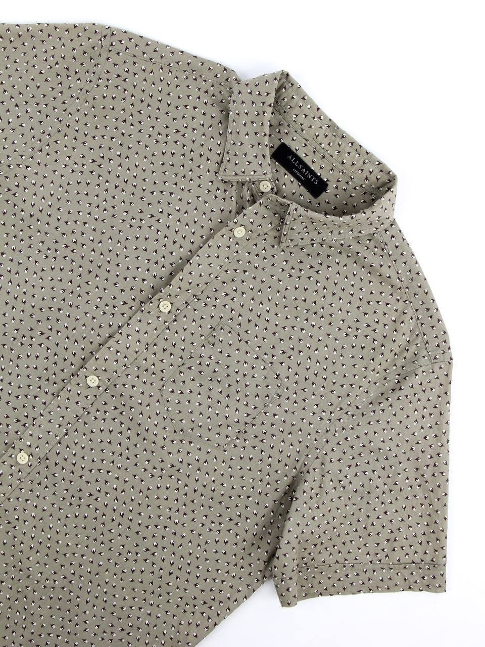 Allsaints ALLSAINTS Lightweight short-sleeved printed shirt Size US M / EU 48-50 / 2 - 6 Thumbnail