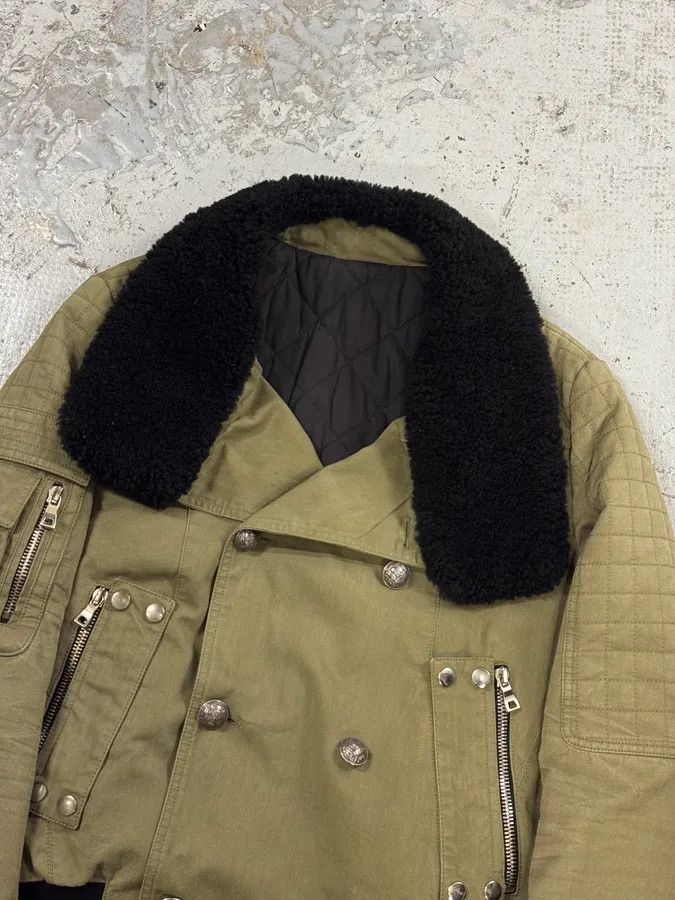 Balmain AW2014 Balmain Military Green Officer Jacket Size US M / EU 48-50 / 2 - 10 Thumbnail