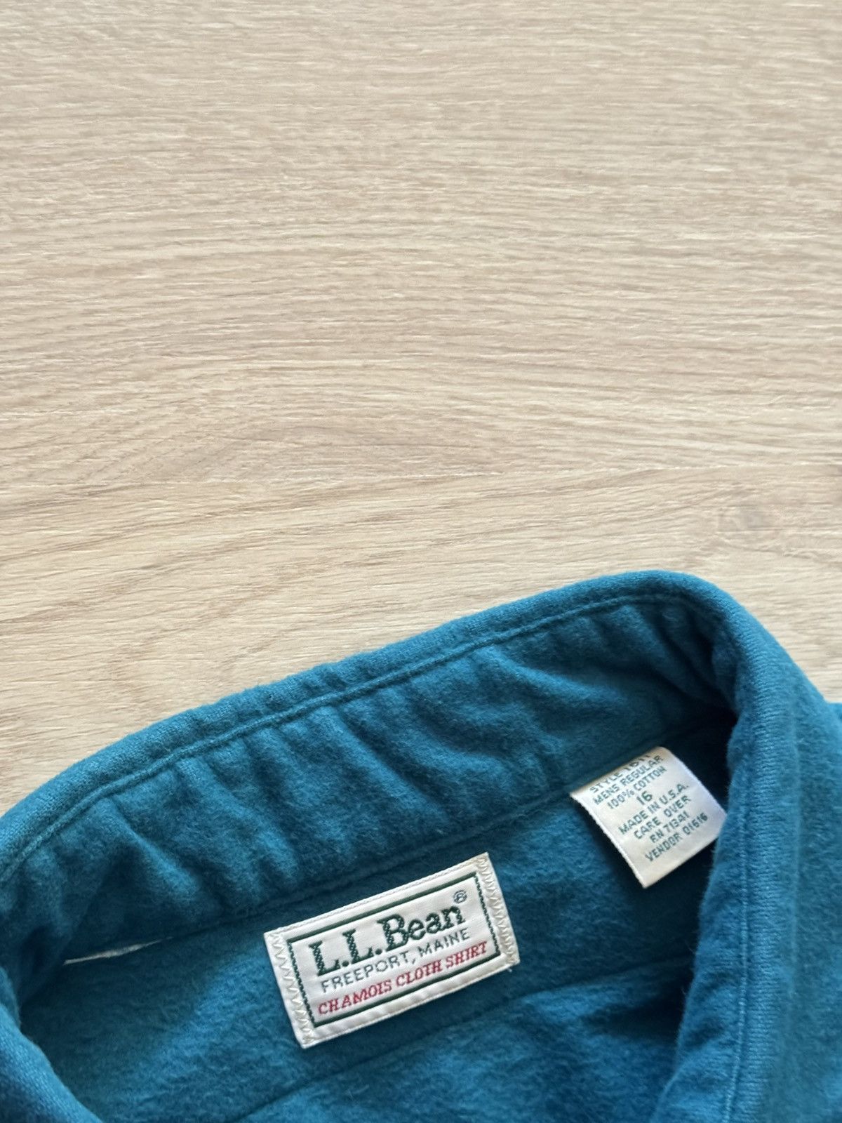 L.L. Bean Vintage 90’s L.L.Bean Made in USA Flannel Shirt Size US L / EU 52-54 / 3 - 4 Thumbnail
