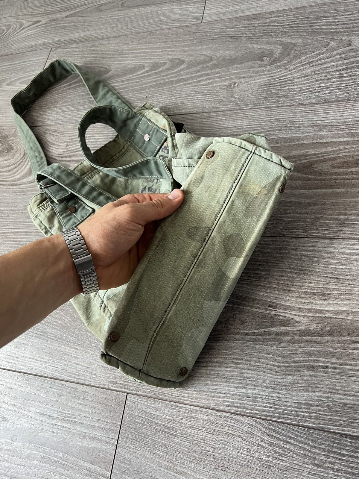 G-Star ‼️Vintage G Star Raw 2301 Military Army Combat Shoulders Bag‼️ Size ONE SIZE - 13 Thumbnail