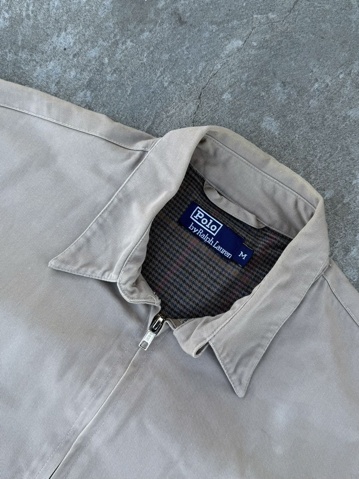 Ralph Lauren Vintage Polo Ralph Lauren Old Many Y2k Beige Bomber Jacket Size US M / EU 48-50 / 2 - 4 Thumbnail