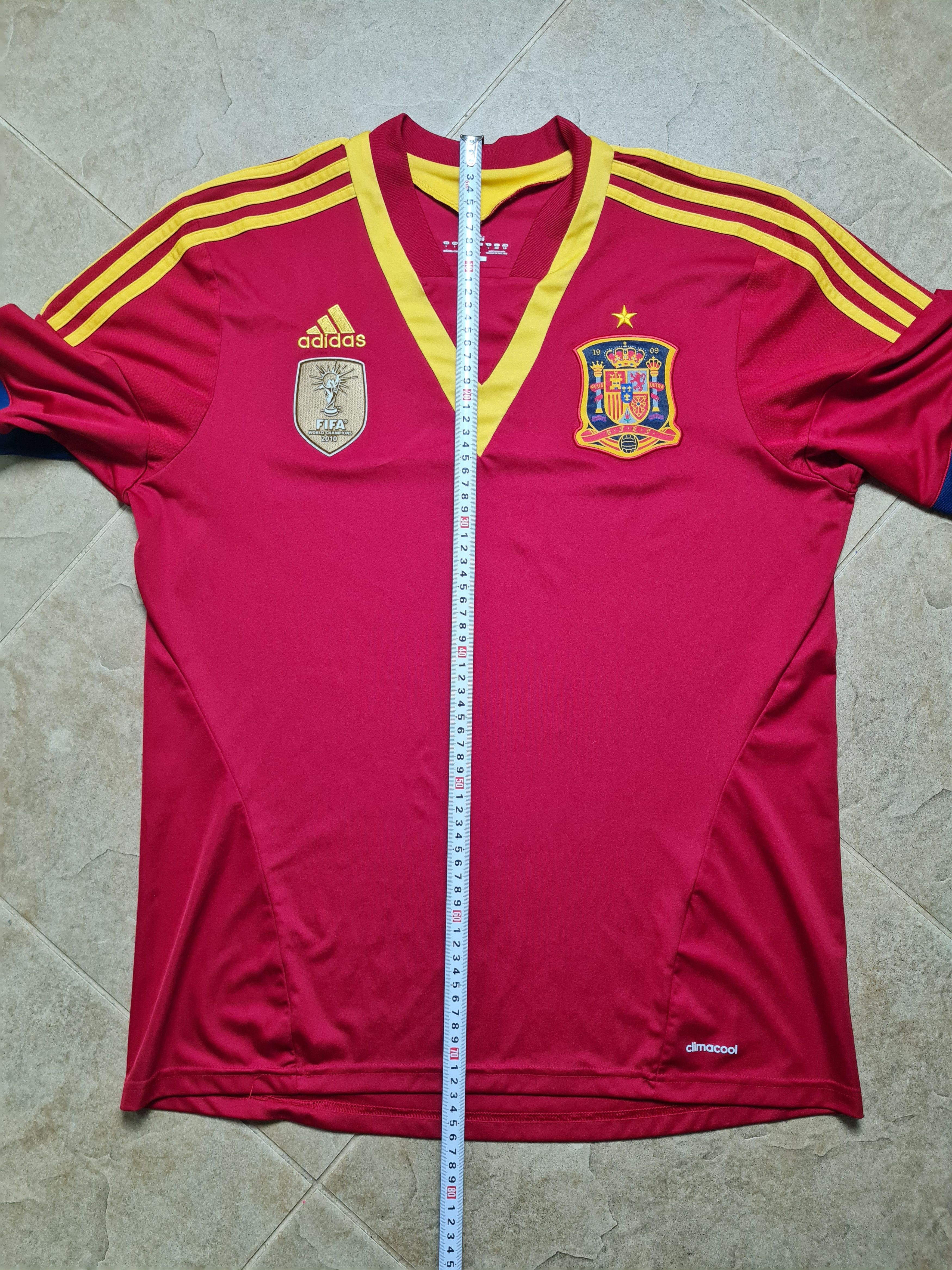 Adidas Spain World Cup 2012/13 Adidas shirt Camiseta Espana X53272 Size US L / EU 52-54 / 3 - 3 Thumbnail