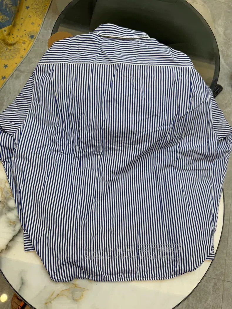 Balenciaga Balenciaga size 38 Blue and White Striped Shirt Style Cott Size US S / EU 44-46 / 1 - 3 Thumbnail