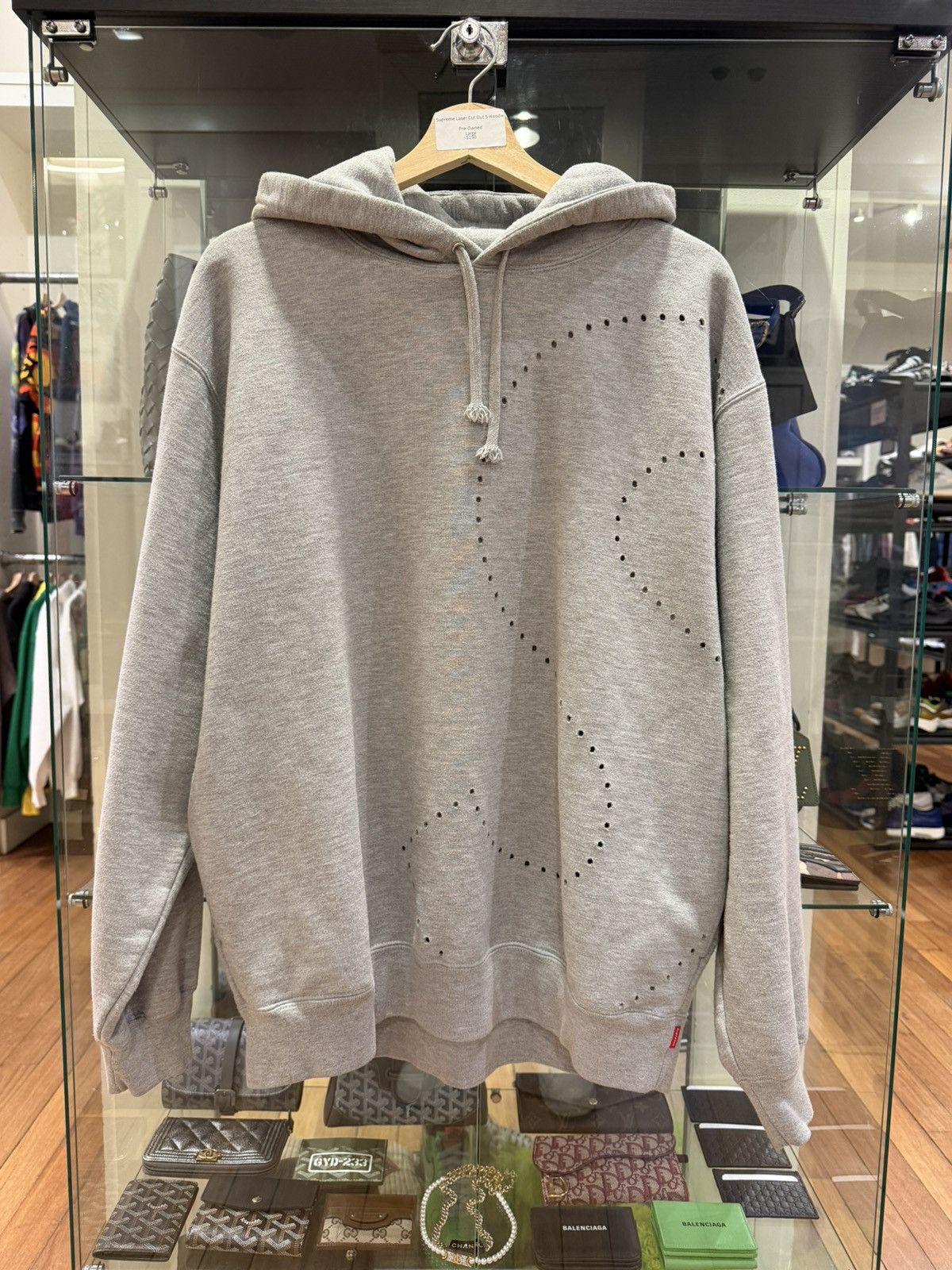 Supreme Supreme Laser Cut Out S Hoodie Size US L / EU 52-54 / 3 - 1 Thumbnail