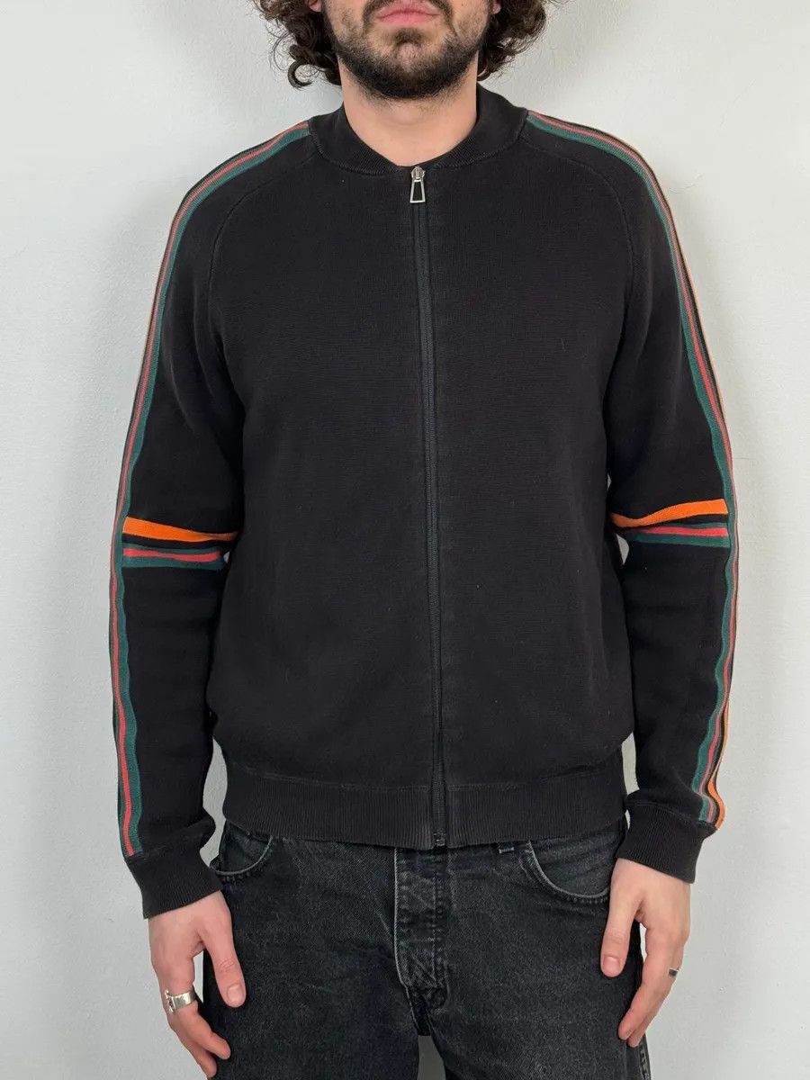 Paul Smith Paul Smith Black Lined Zip-up Cardigan Sweater Size US M / EU 48-50 / 2 - 2 Thumbnail