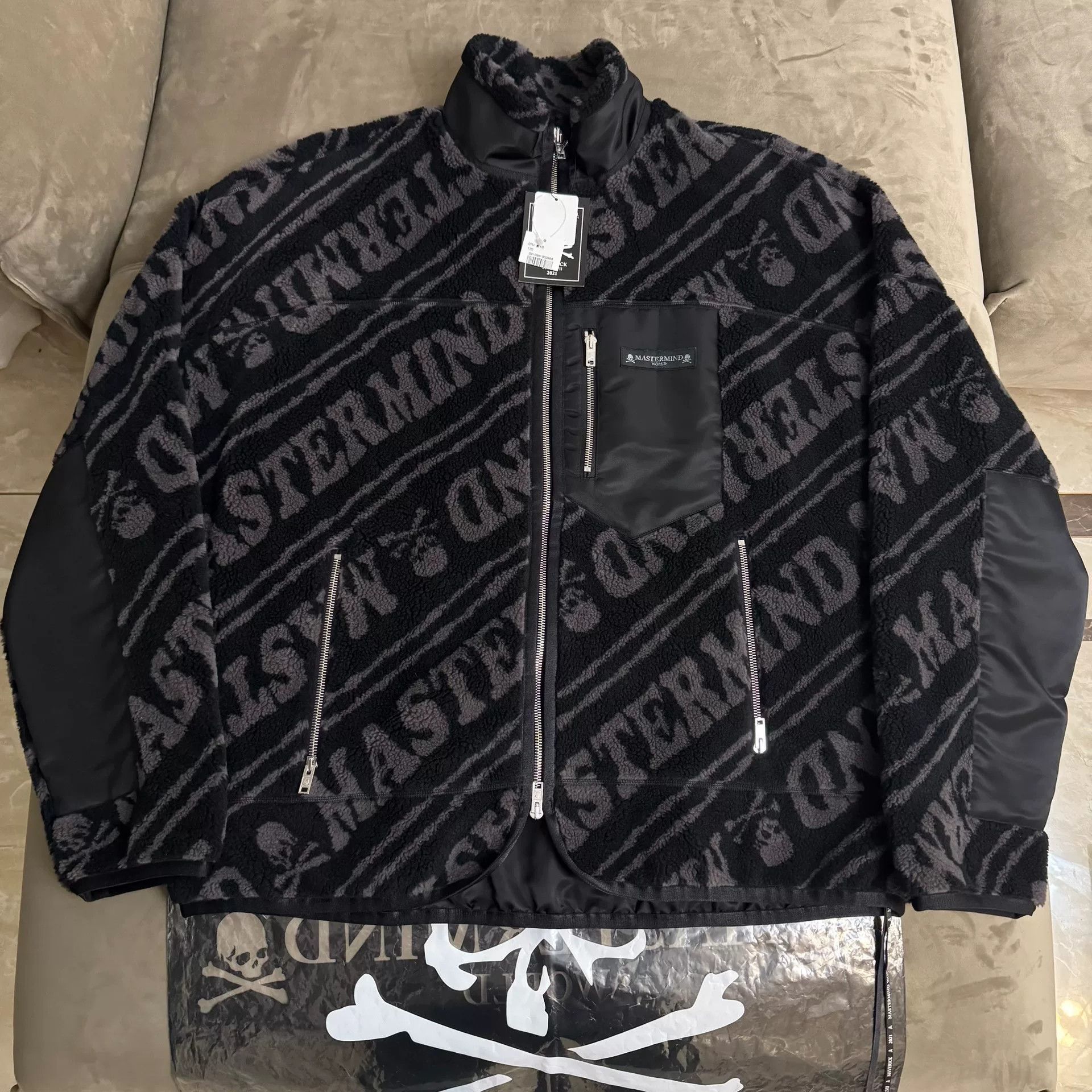 Mastermind World Mastermind World 21AW Fleece Stand Collar Jacket Size US M / EU 48-50 / 2 - 1 Thumbnail